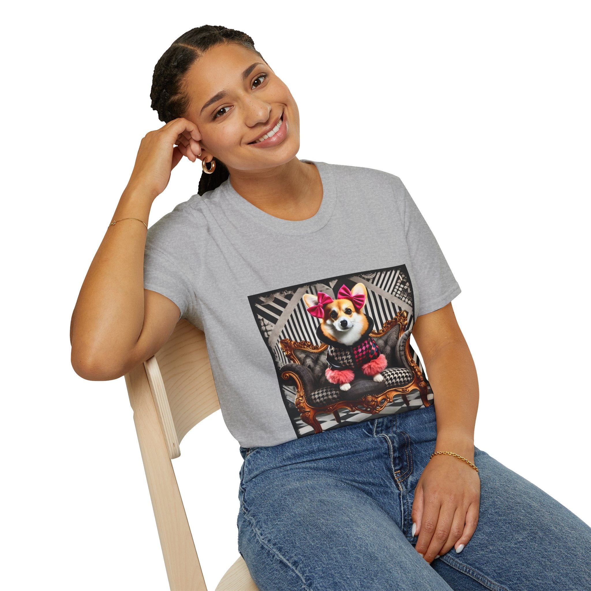 Pembroke Welsh Corgi Bold Rebel | Unisex Dog T-Shirt