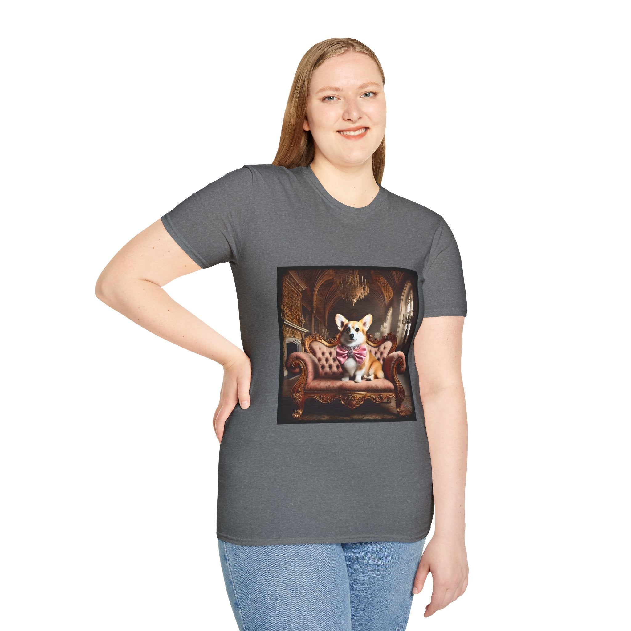 Pembroke Welsh Corgi Pink Princess | Unisex Dog T-Shirt
