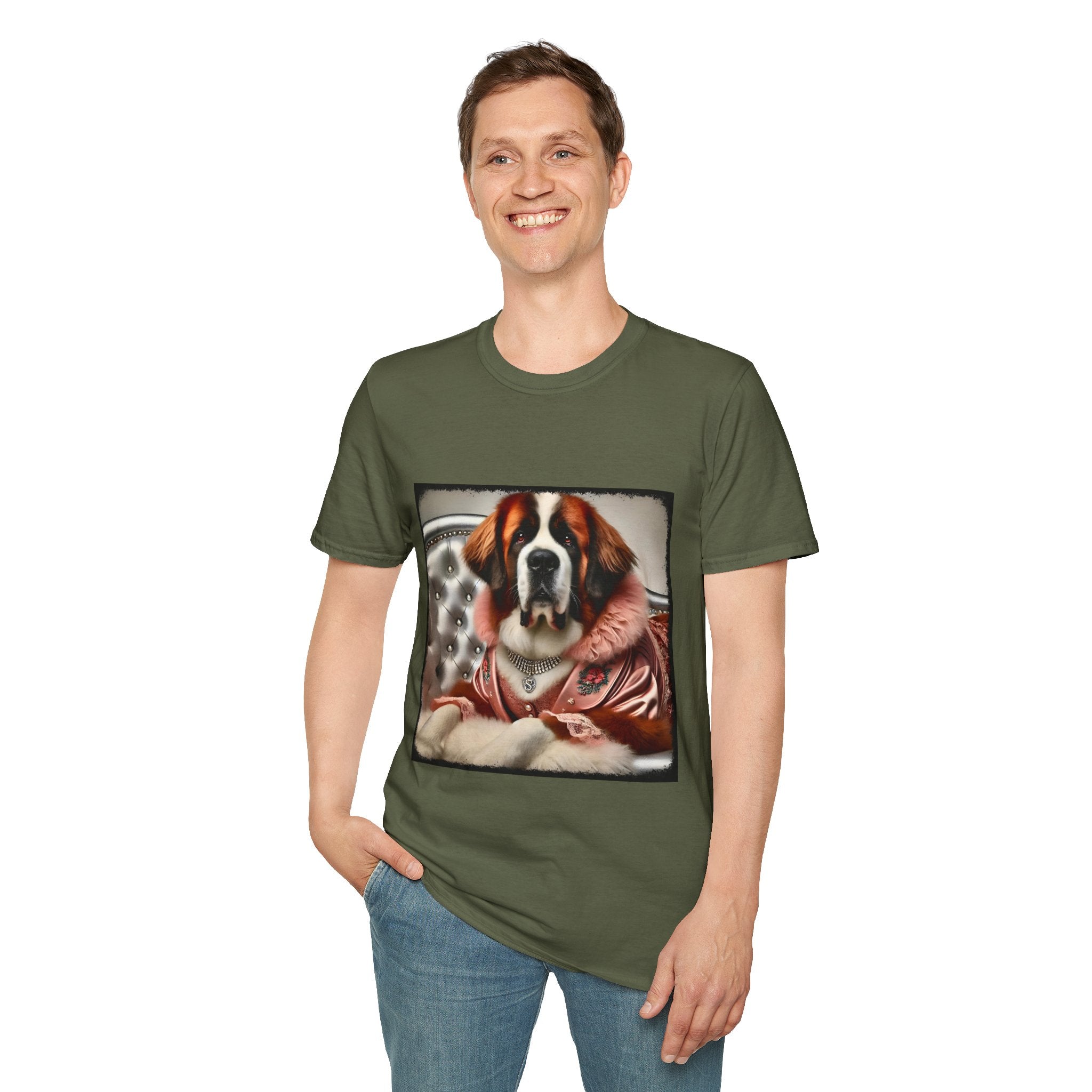 Saint Bernard Sweet Treat | Unisex Dog T-Shirt