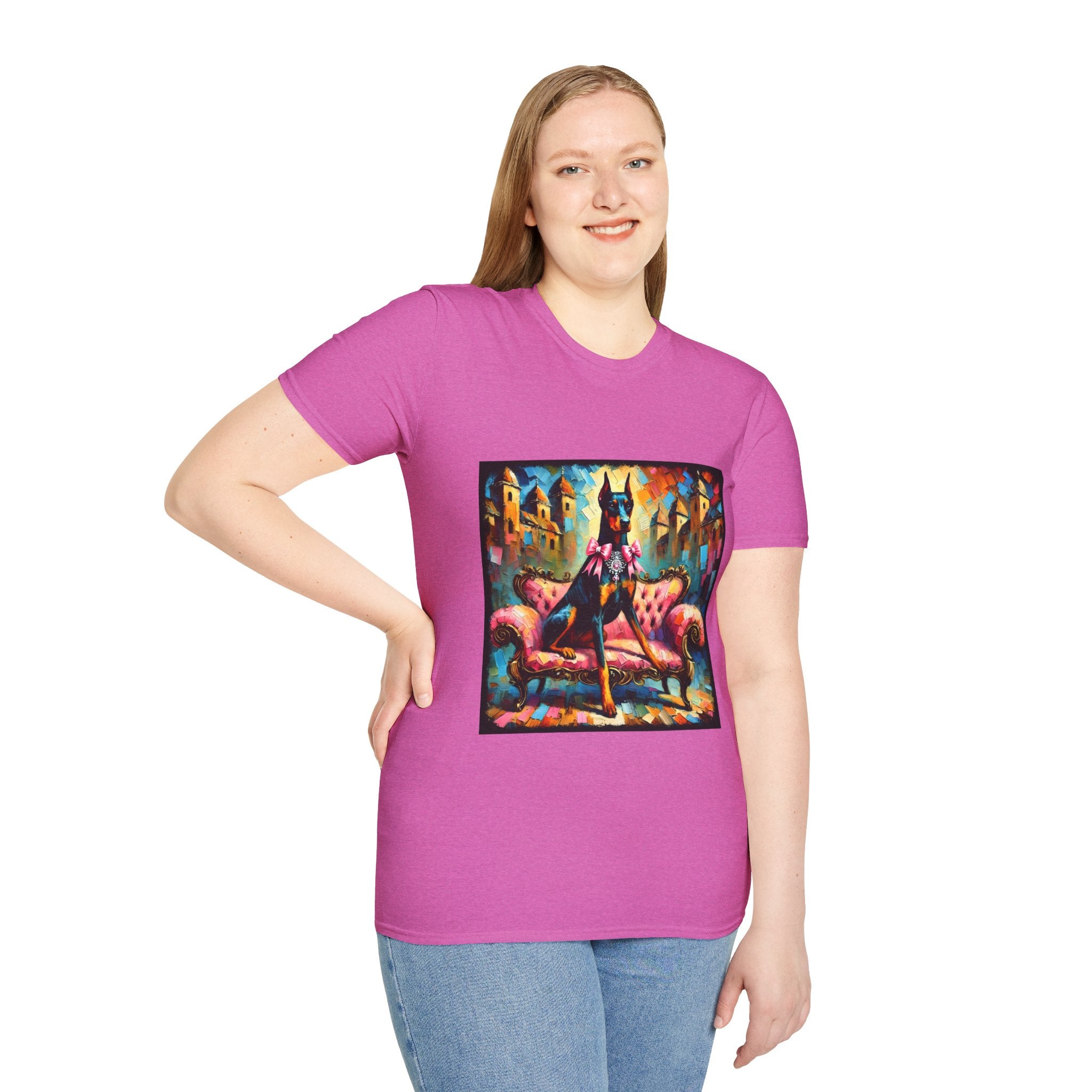 Doberman Pinscher Diamond Princess Classic | Unisex Dog T-Shirt