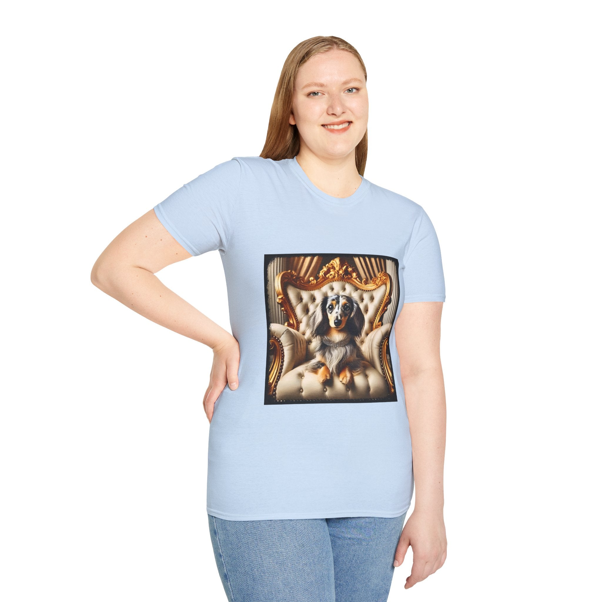 Dachshund Golden Glamour | Unisex Dog T-Shirt