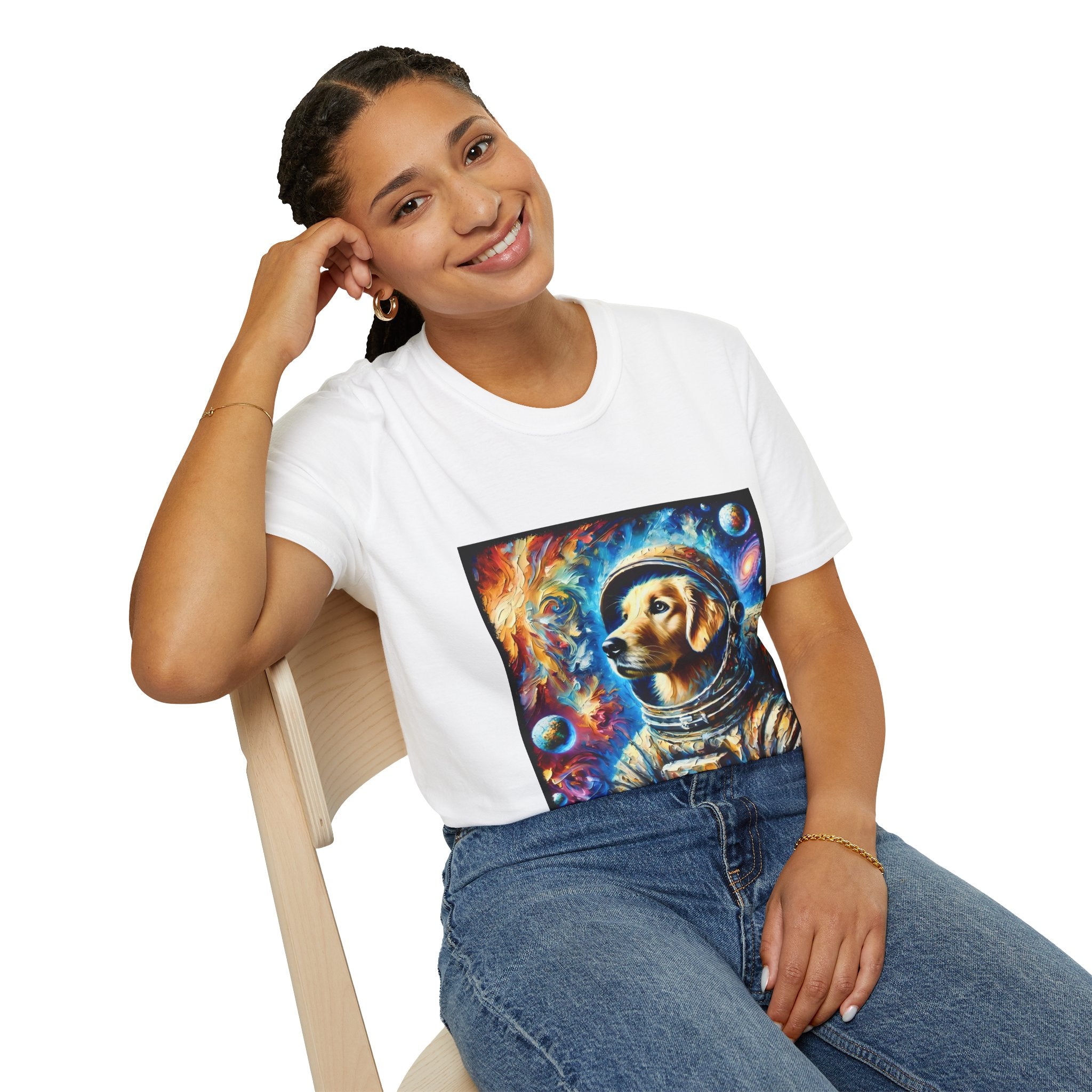 Golden Retriever Shirt | Space Pup Dog Lover Tee