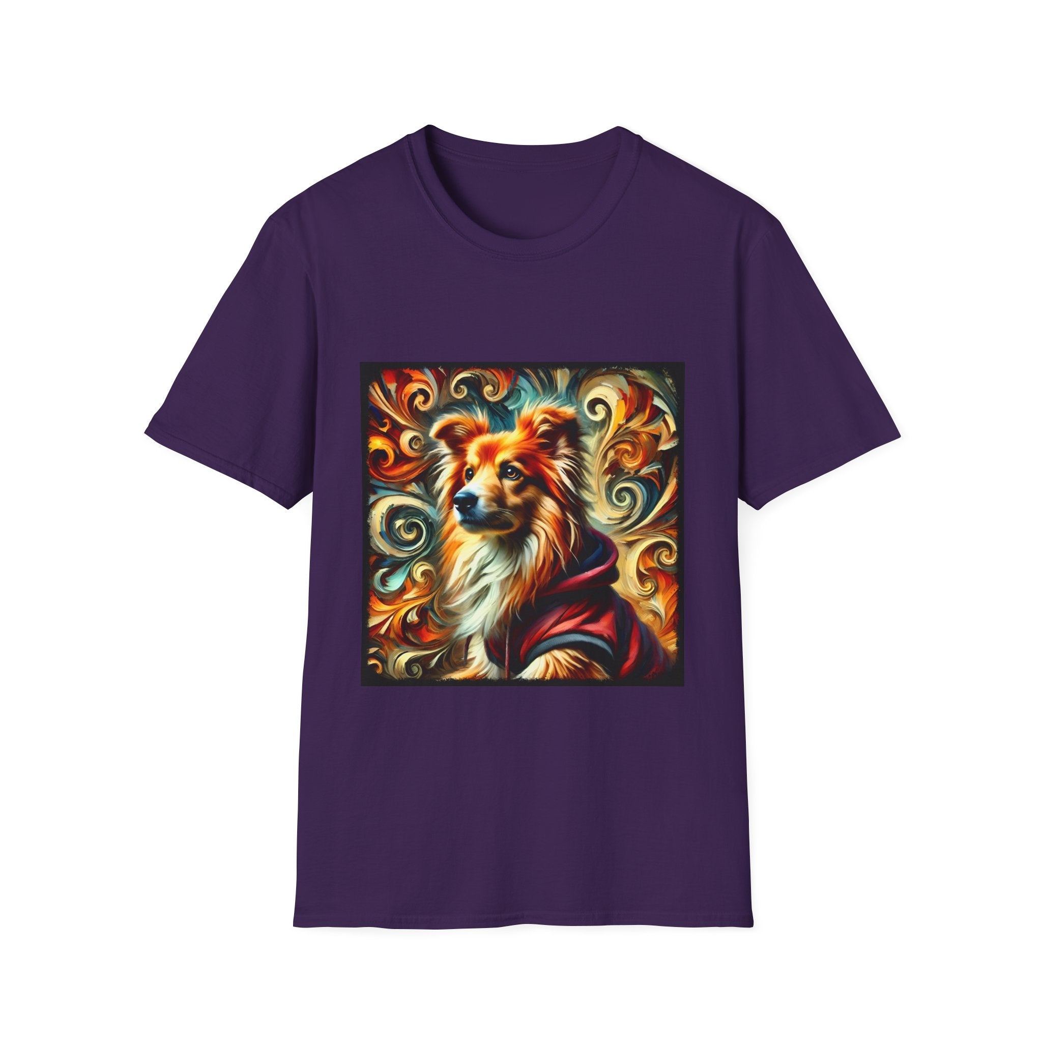 Miniature American Shepherd Relaxed Swirl | Unisex Dog T-Shirt