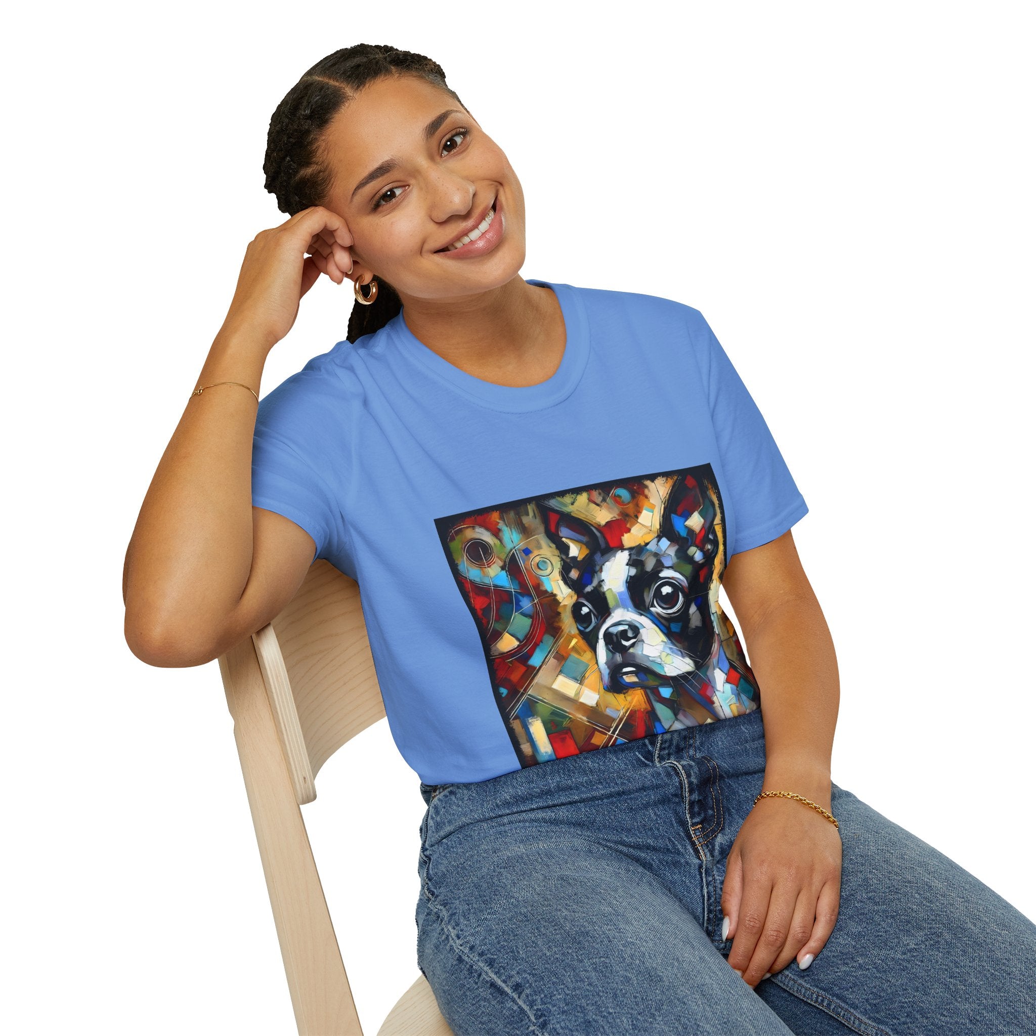 Boston Terrier Mirror Classic | Unisex Dog T-Shirt