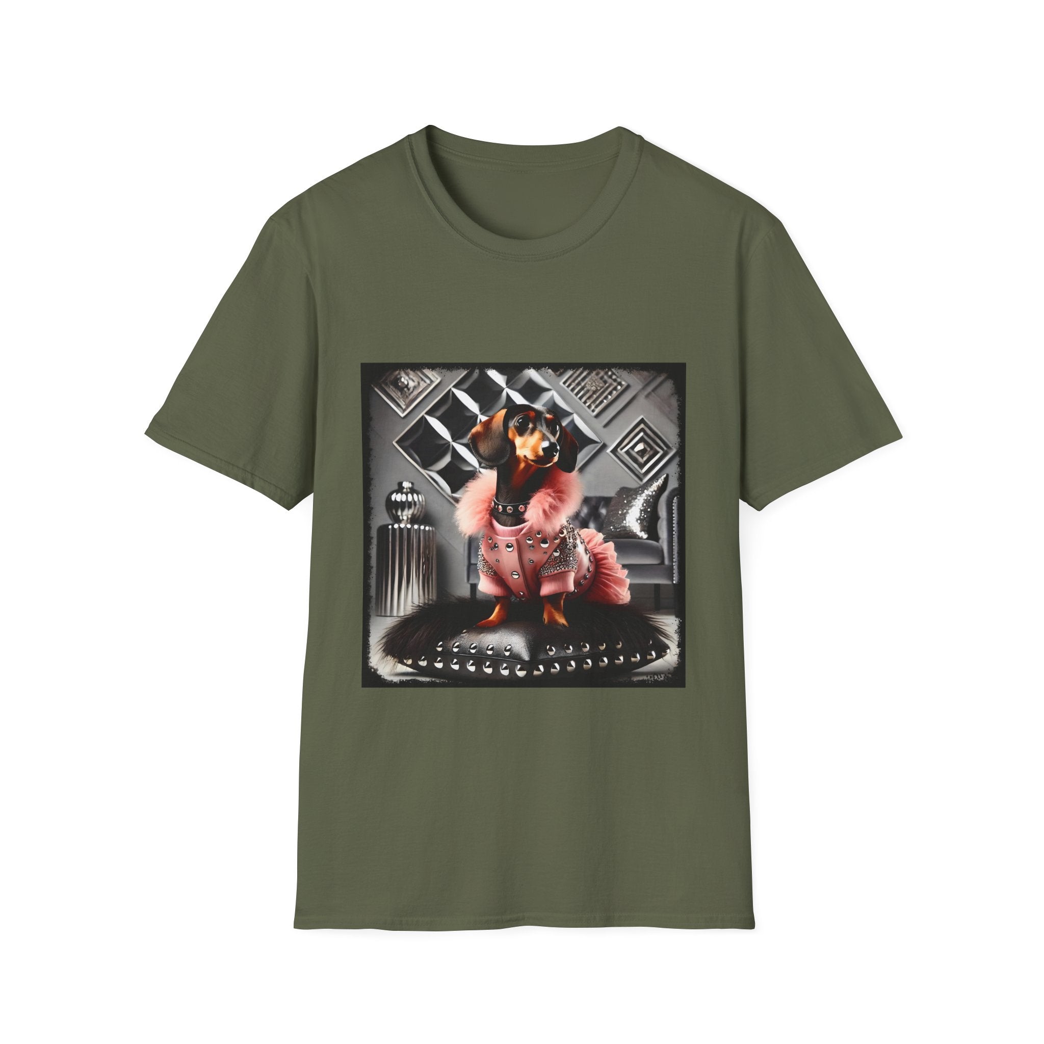 Dachshund Pampered Rebel | Unisex Dog T-Shirt
