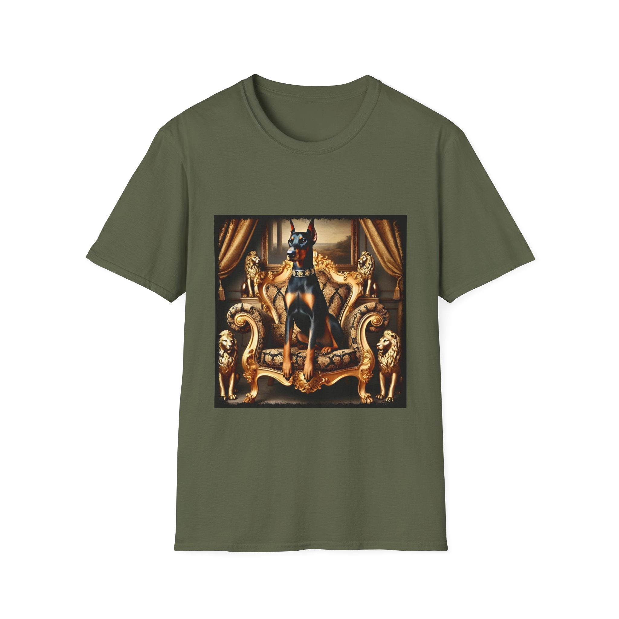 Doberman Pinscher Billionaire Bark | Unisex Dog T-Shirt