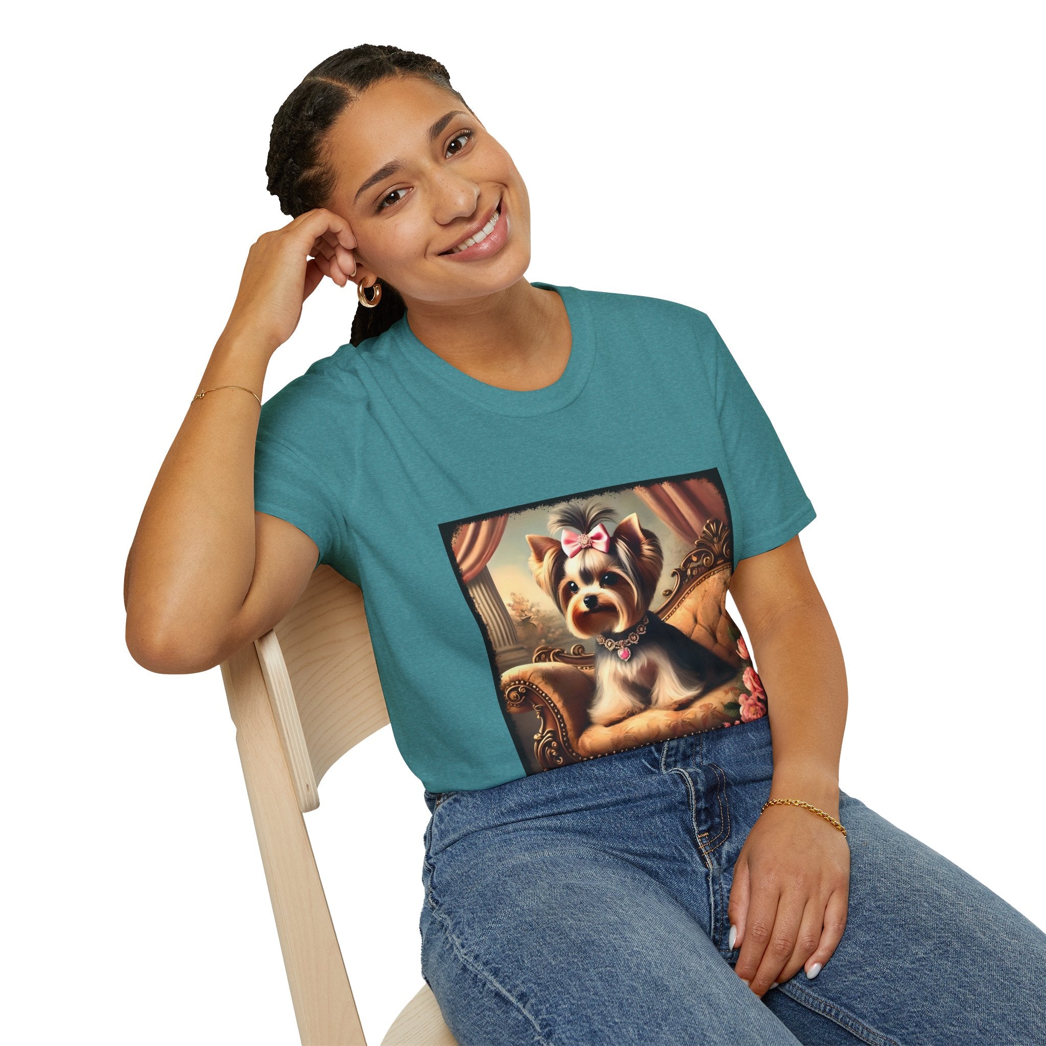 Yorkshire Terrier Pretty Princess | Unisex Dog T-Shirt