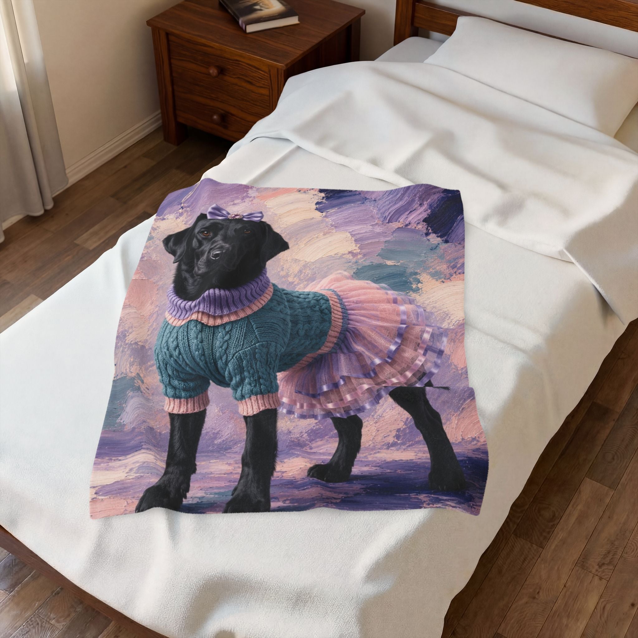 Labrador Retriever Blanket | Sugarplum Muse Dog Lover Gift