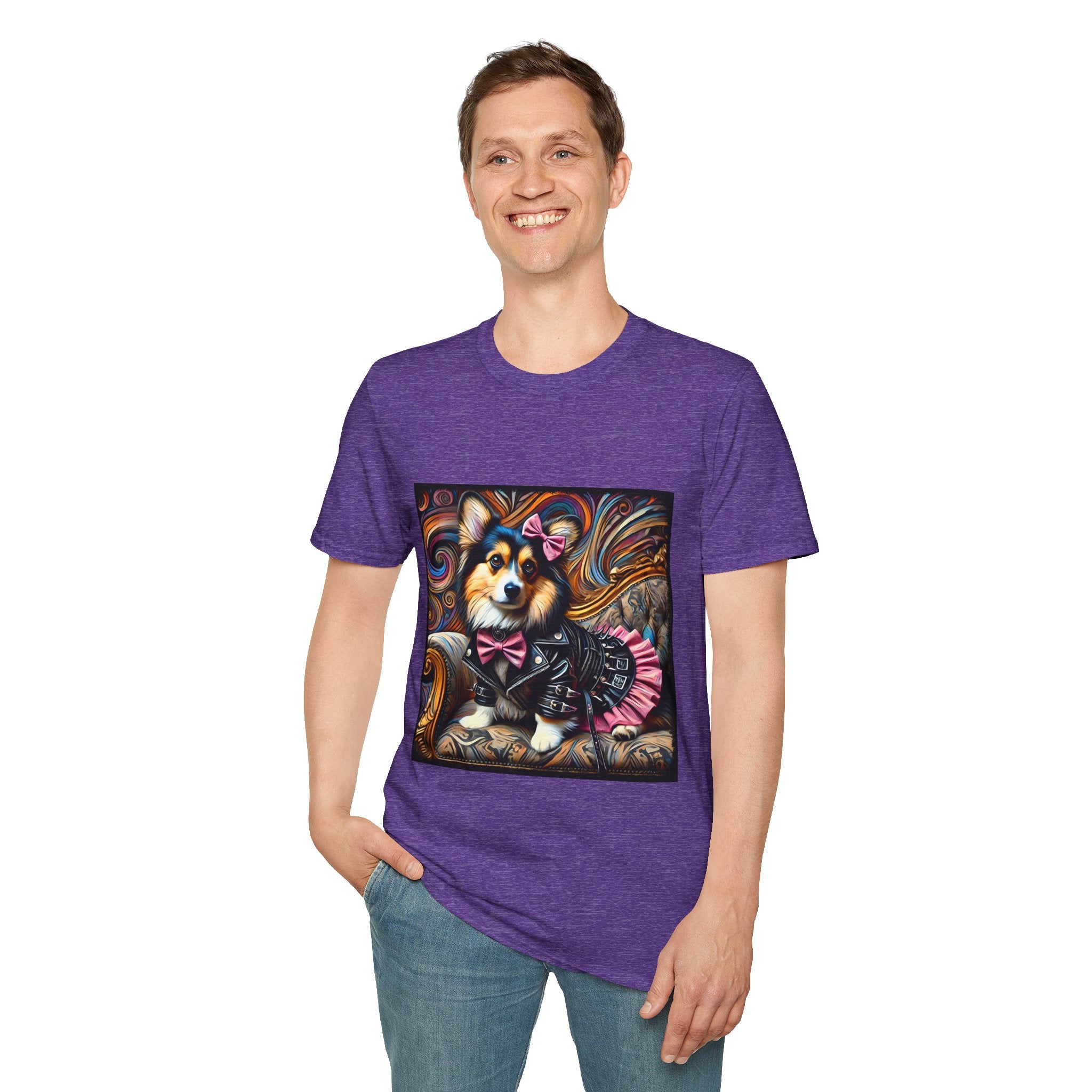 Pembroke Welsh Corgi Edgy Rocker II | Unisex Dog T-Shirt