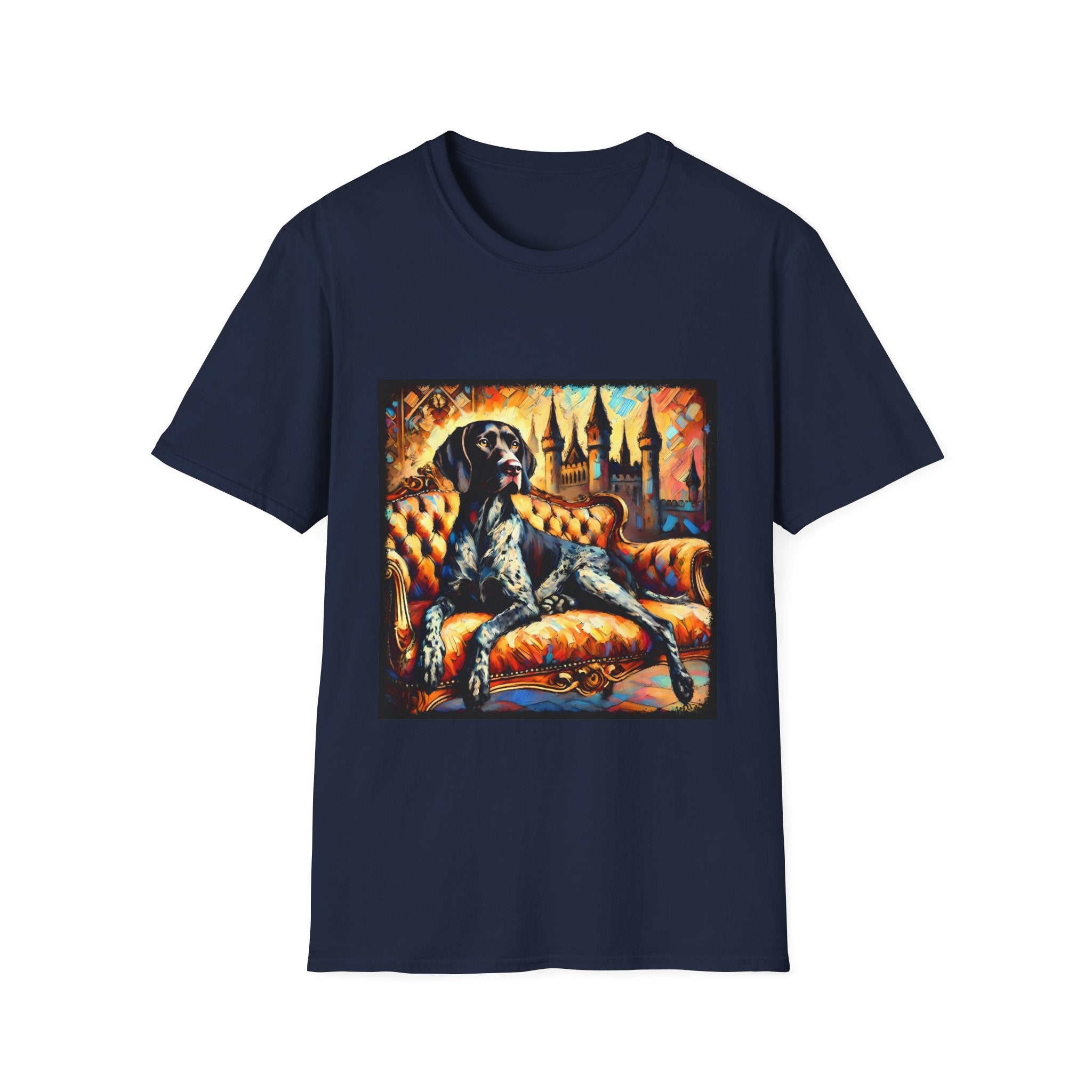 German Shorthaired Pointer Poised Bold Classic | Unisex Dog T-Shirt