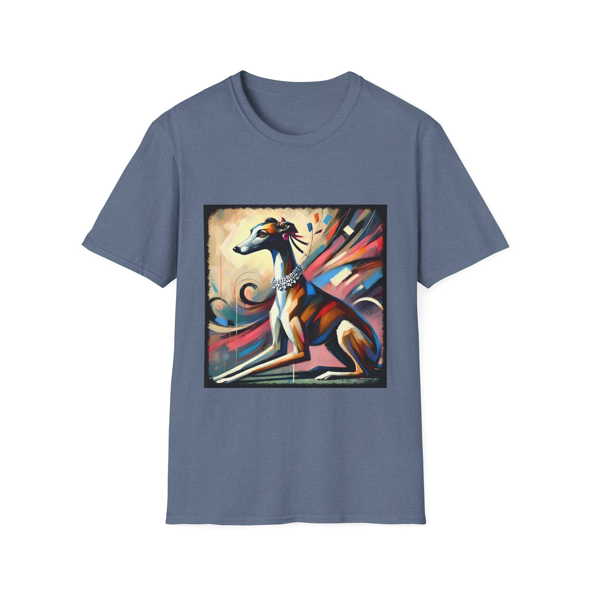 Greyhound Bold Pastel Classic  | Unisex Dog T-Shirt