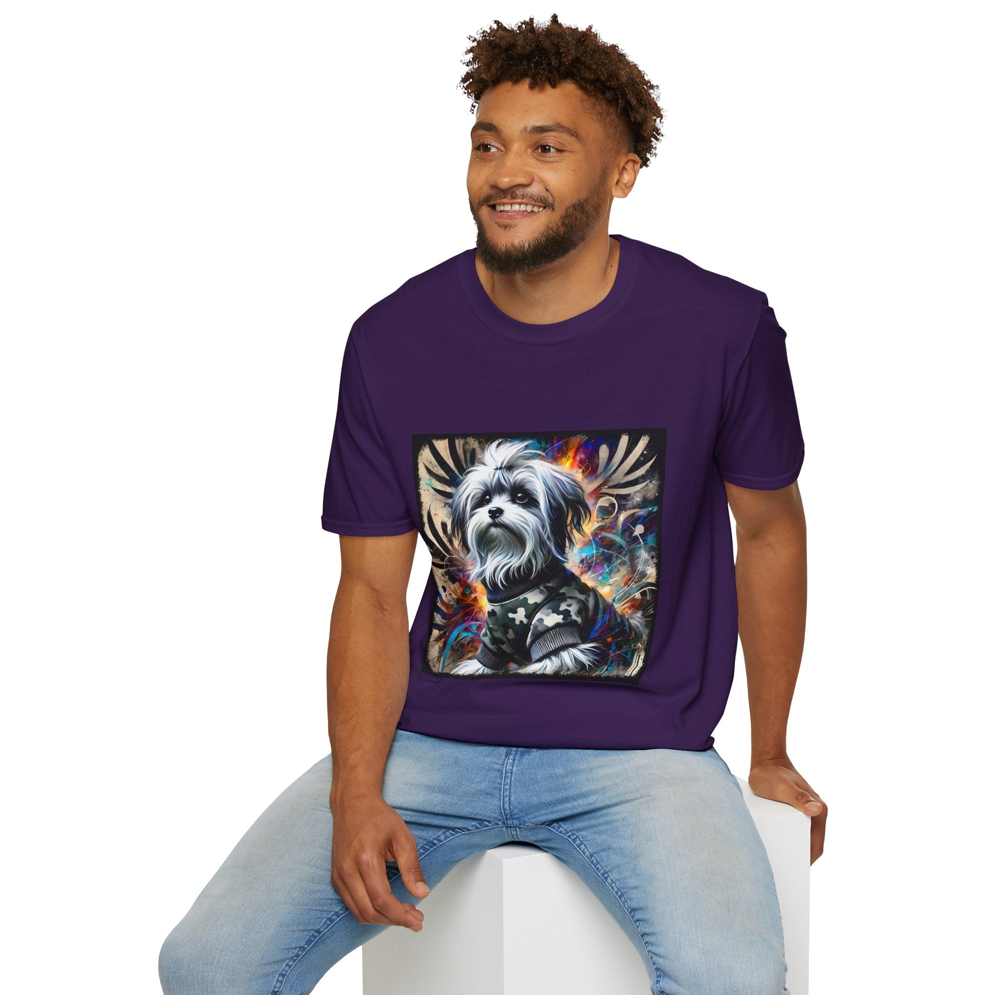 Maltese Bold Armor Classic | Unisex Dog T-Shirt