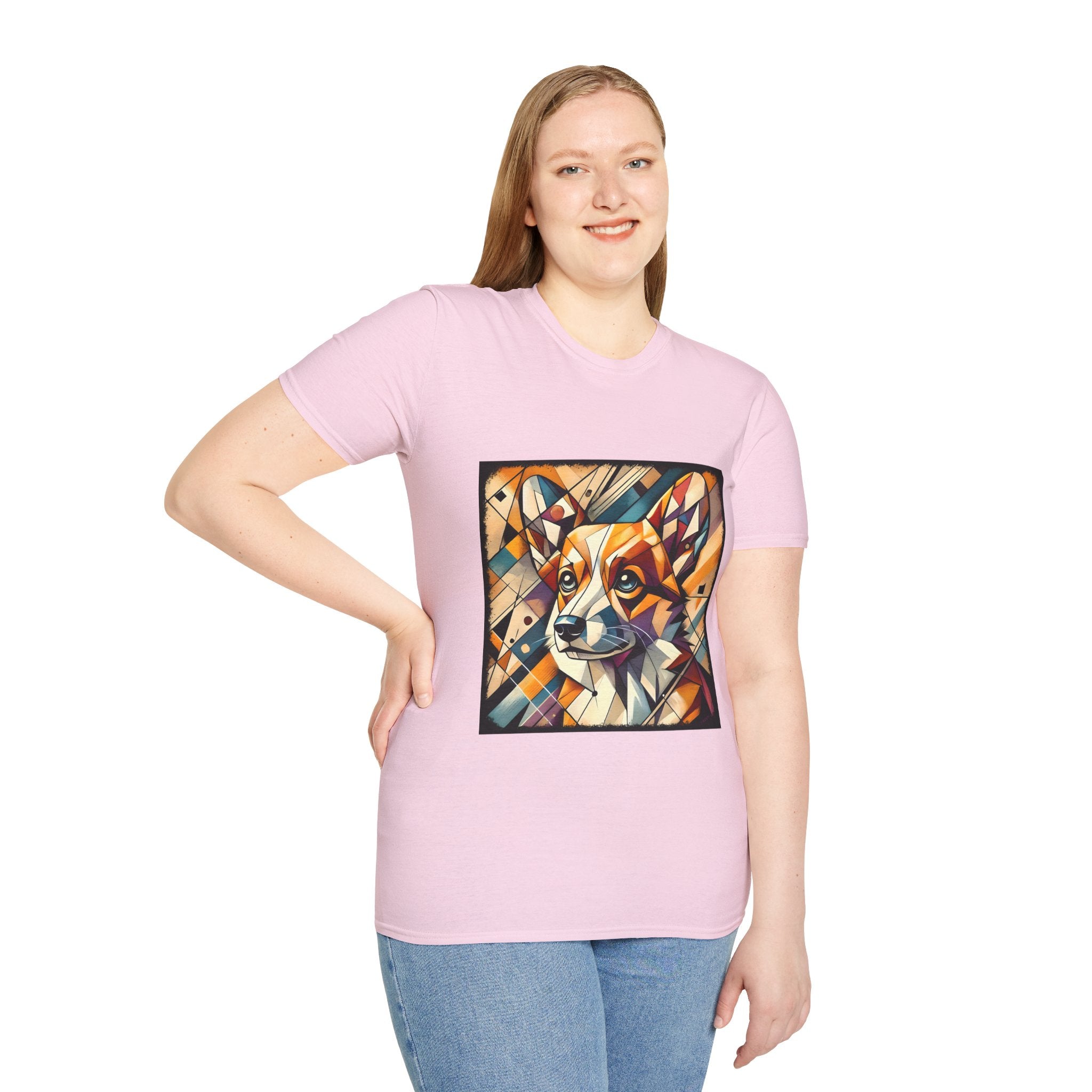 Pembroke Welsh Corgi Bold Geometric | Unisex Dog T-Shirt