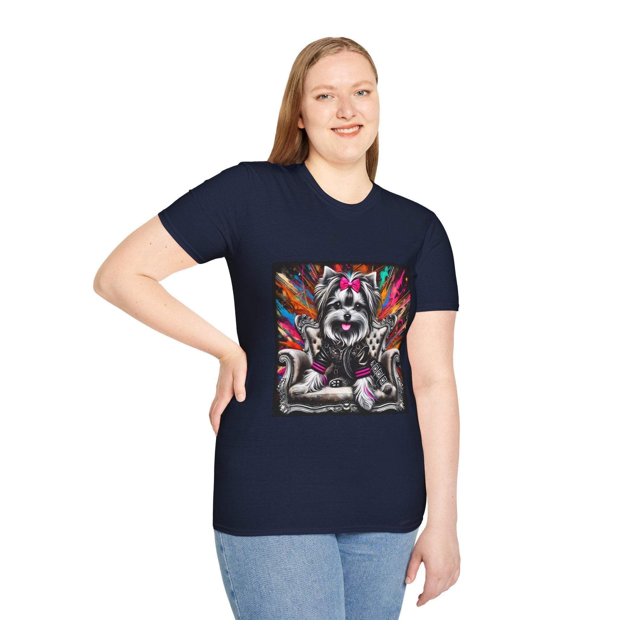 Yorkshire Terrier Bold Rocker  | Unisex Dog T-Shirt