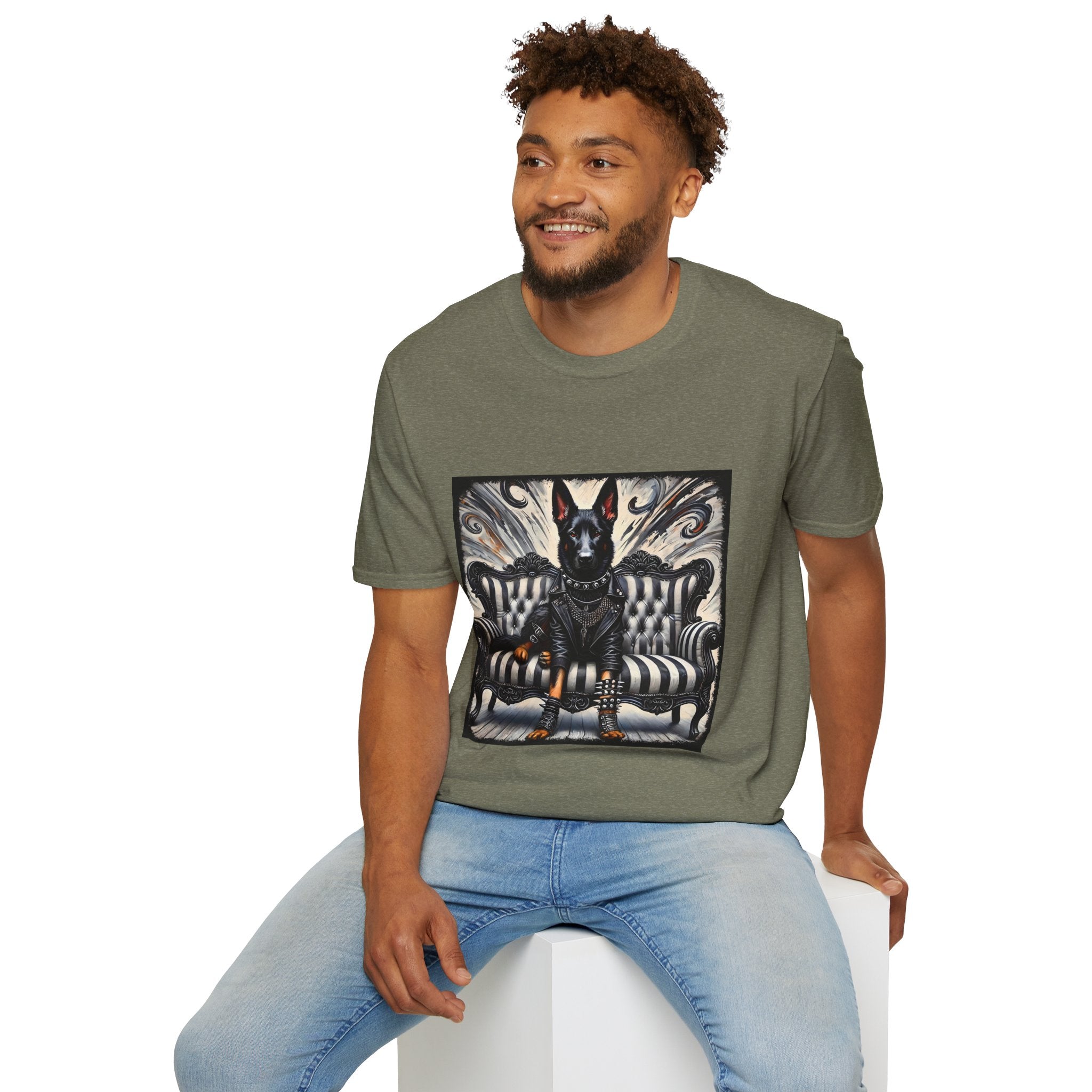 German Shepherd Bold Rebel | Unisex Dog T-Shirt