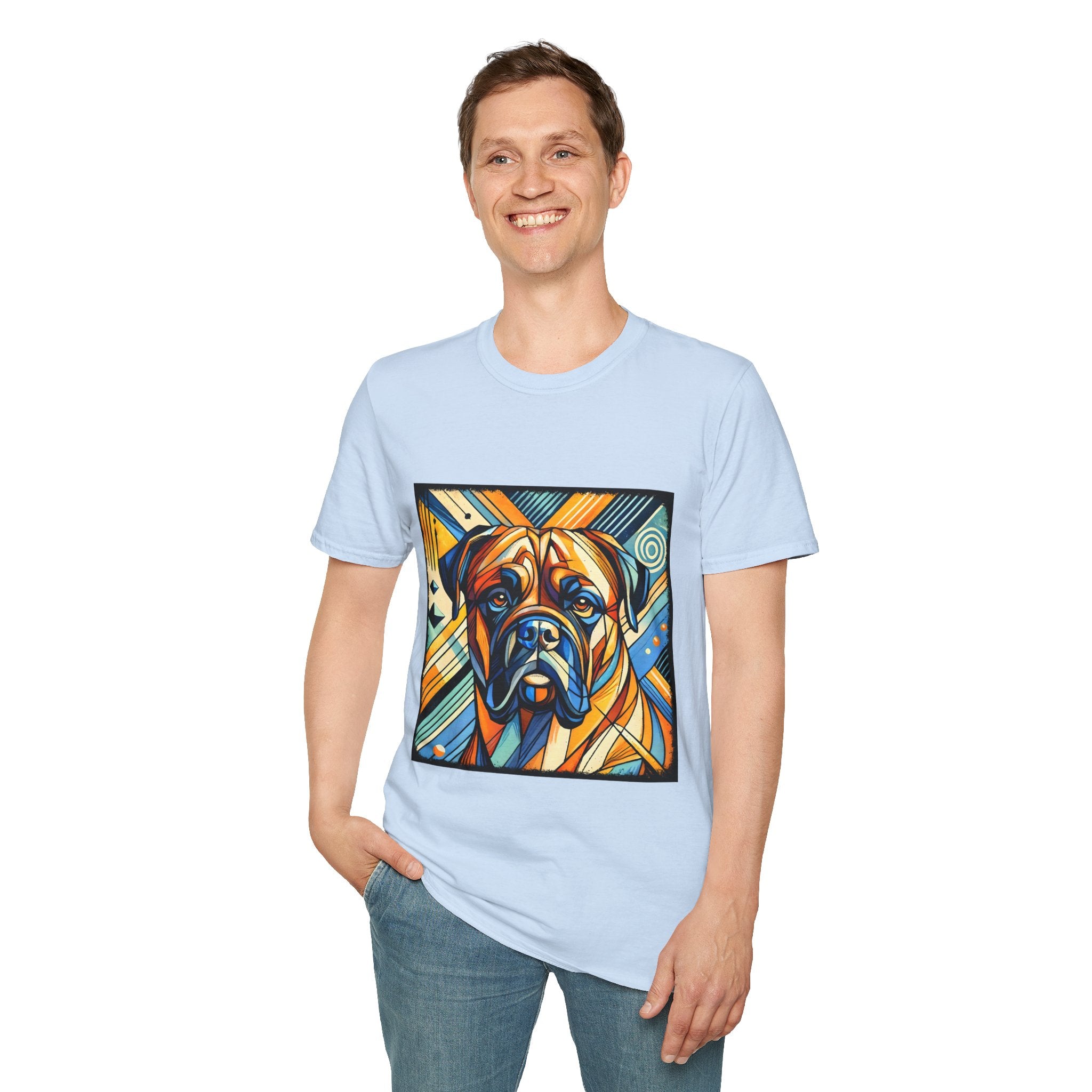 Bullmastiff Warm Geometric | Unisex Dog T-Shirt