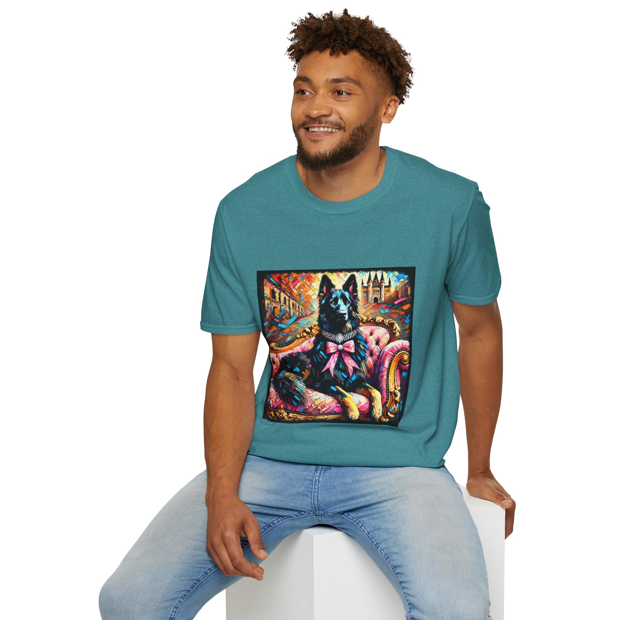 German Shepherd Diamond Princess Classic  | Unisex Dog T-Shirt