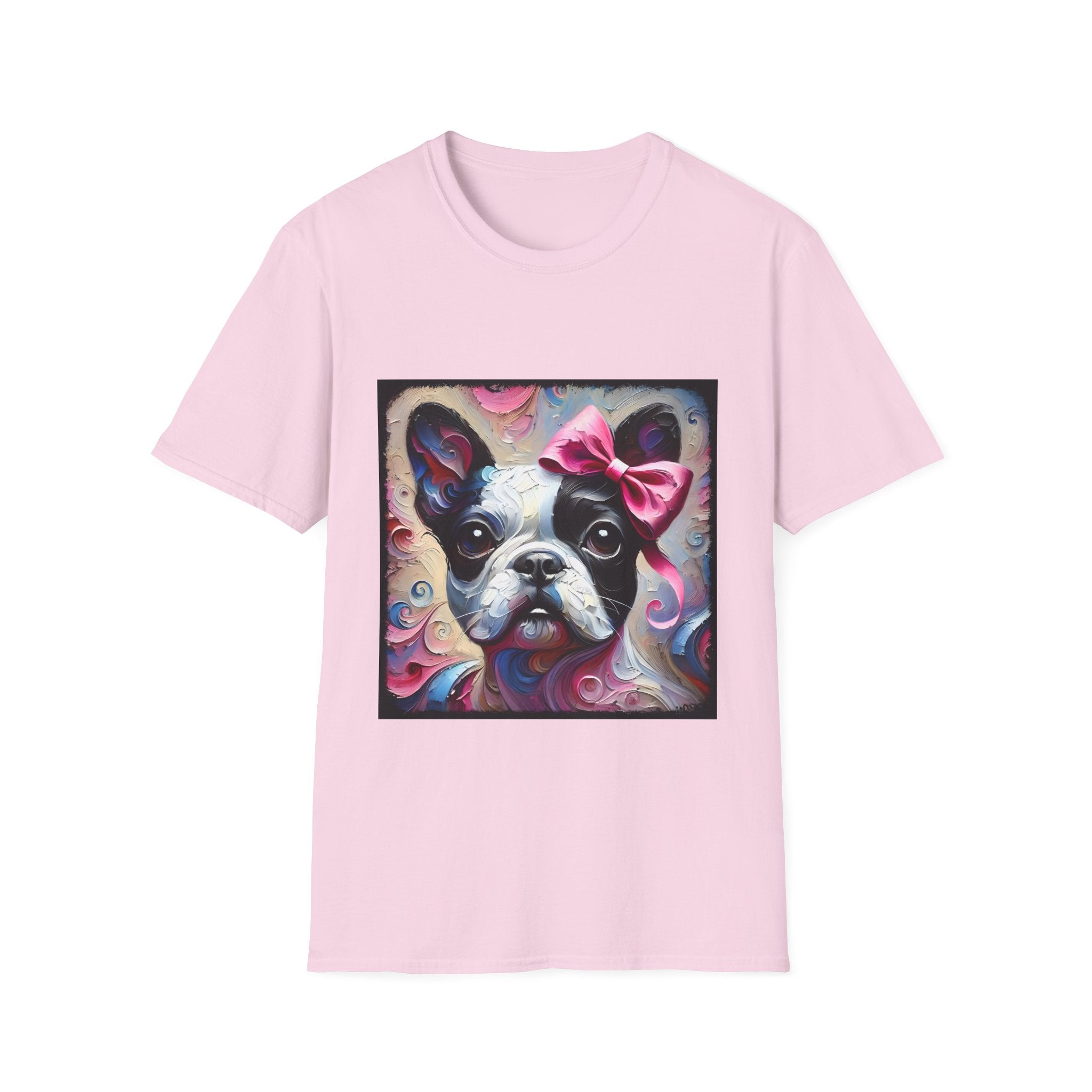 French Bulldog Shirt | Textured Swirl Dog Lover Tee