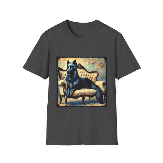 German Shepherd Princess Classic design dog lover unisex t-shirt in dark heather
