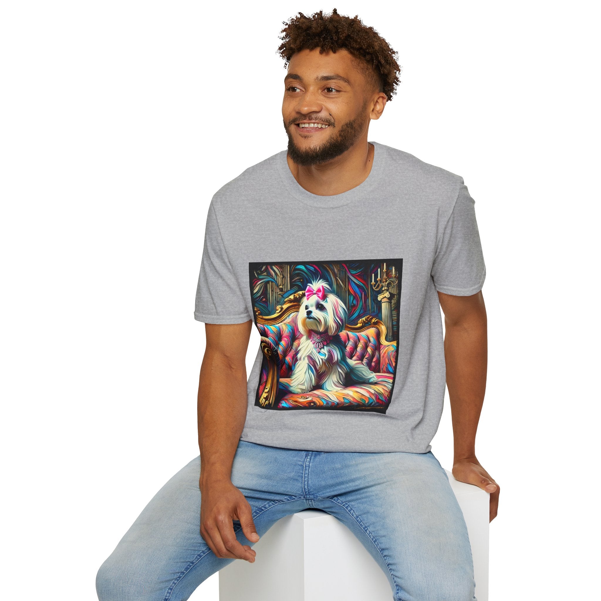 Maltese Diamond Princess Classic | Unisex Dog T-Shirt