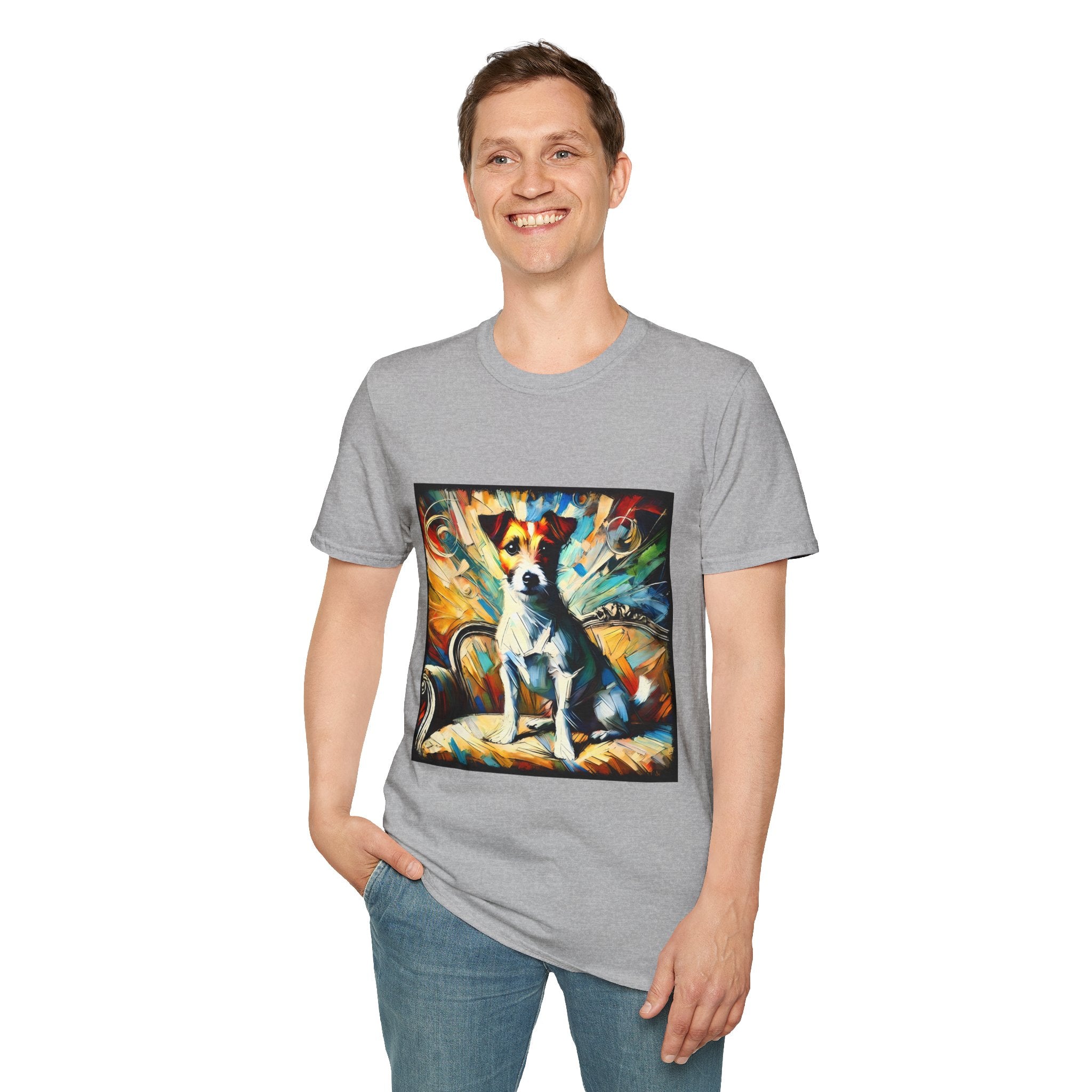 Jack Russell Terrier Multicolored Classic | Unisex Dog T-Shirt