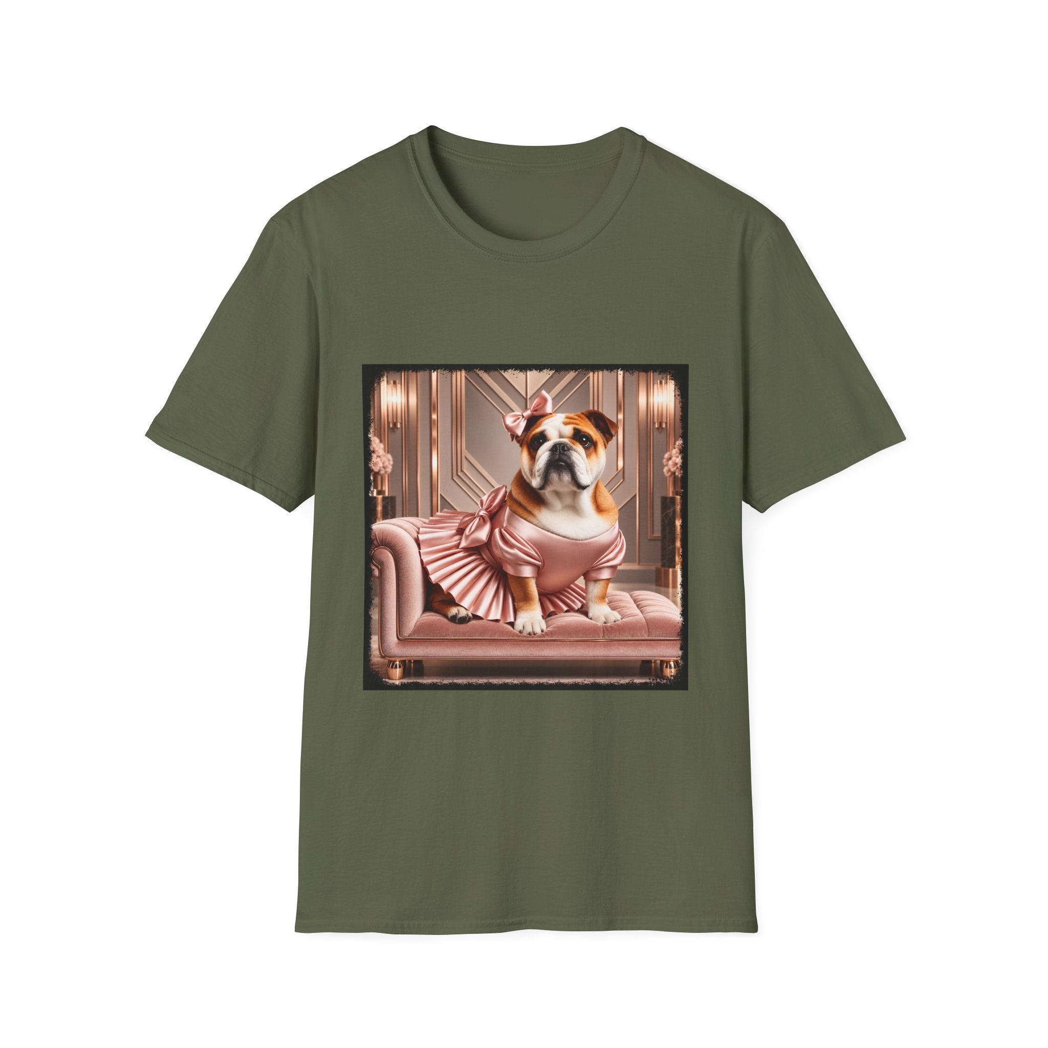 Bulldog Shirt | Iconic Peach Dog Lover Tee