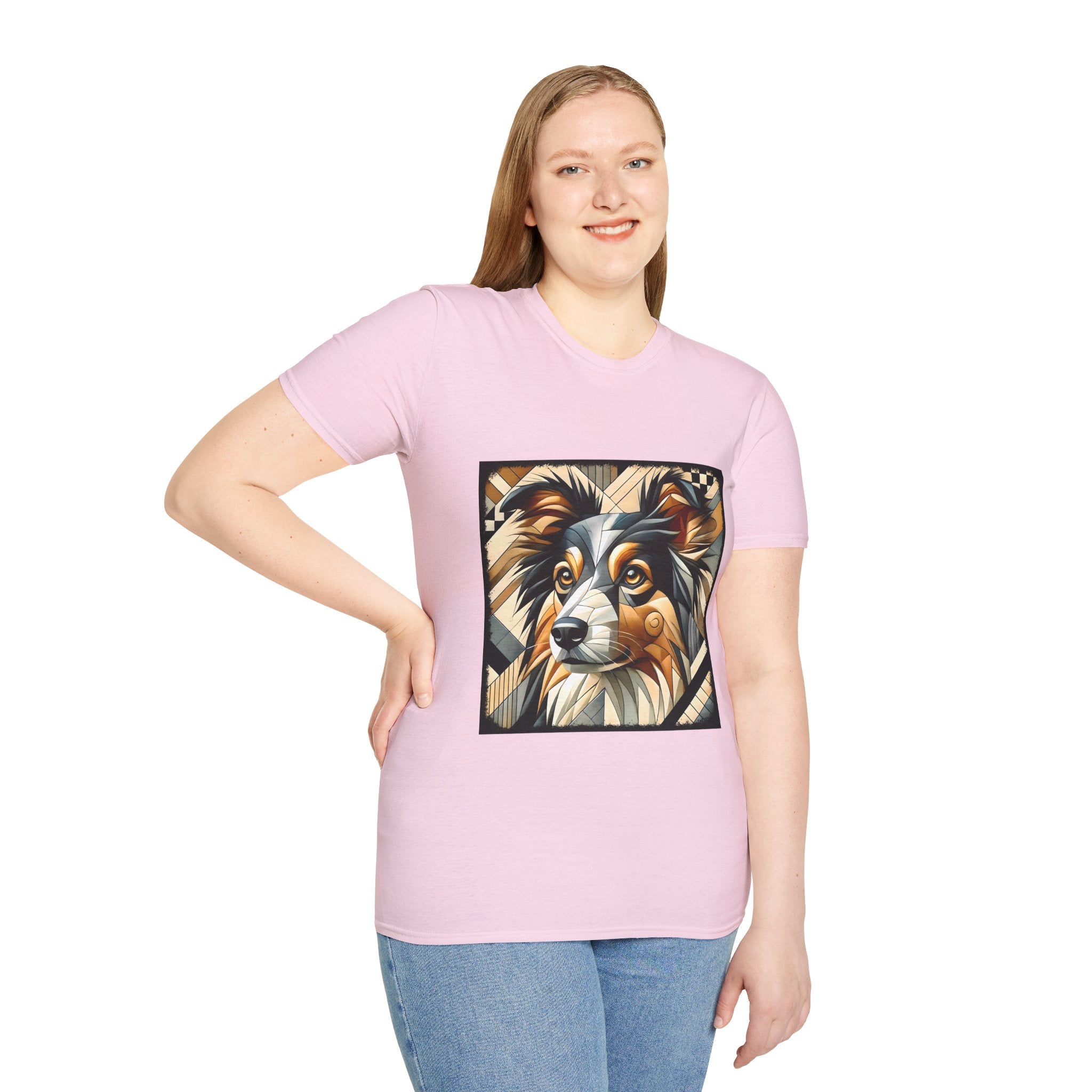 Miniature American Shepherd Geometric | Unisex Dog T-Shirt