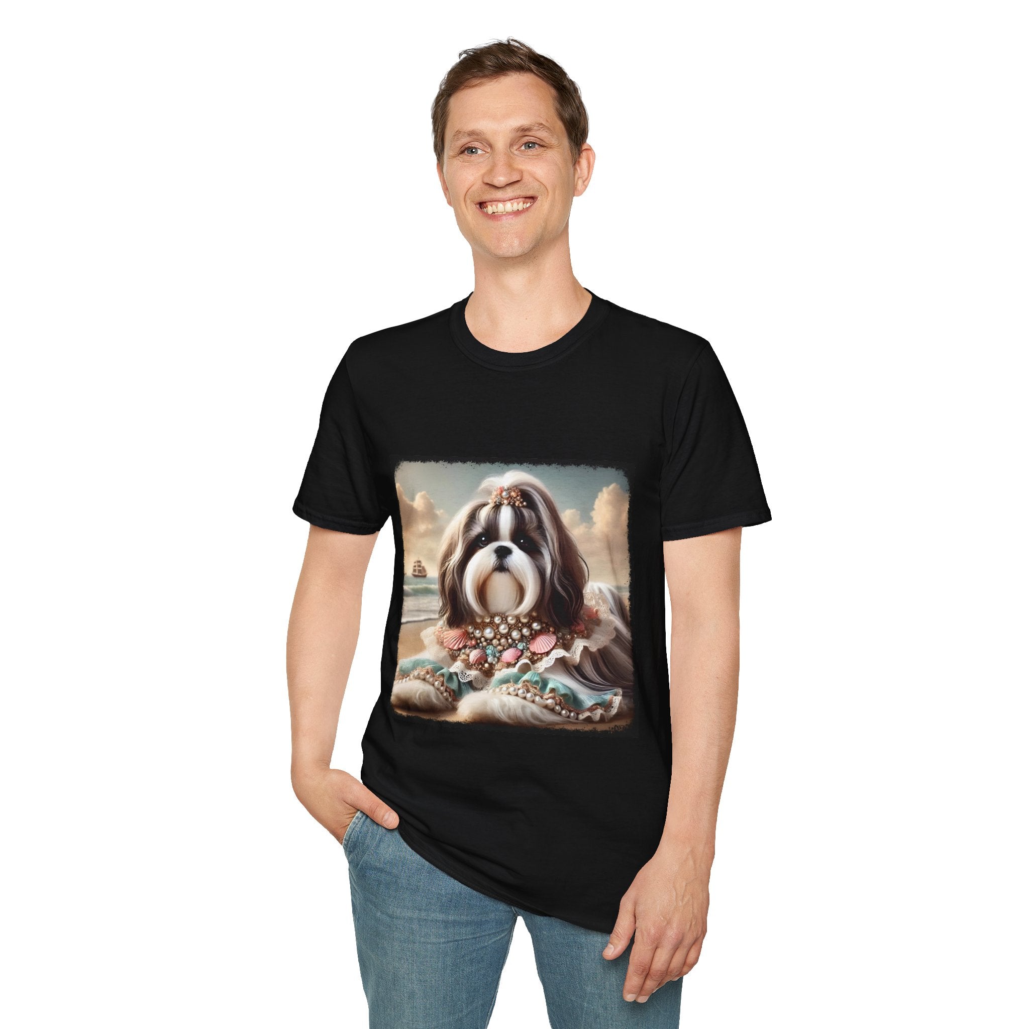 Shih Tzu Seashell Sweetie | Unisex Dog T-Shirt