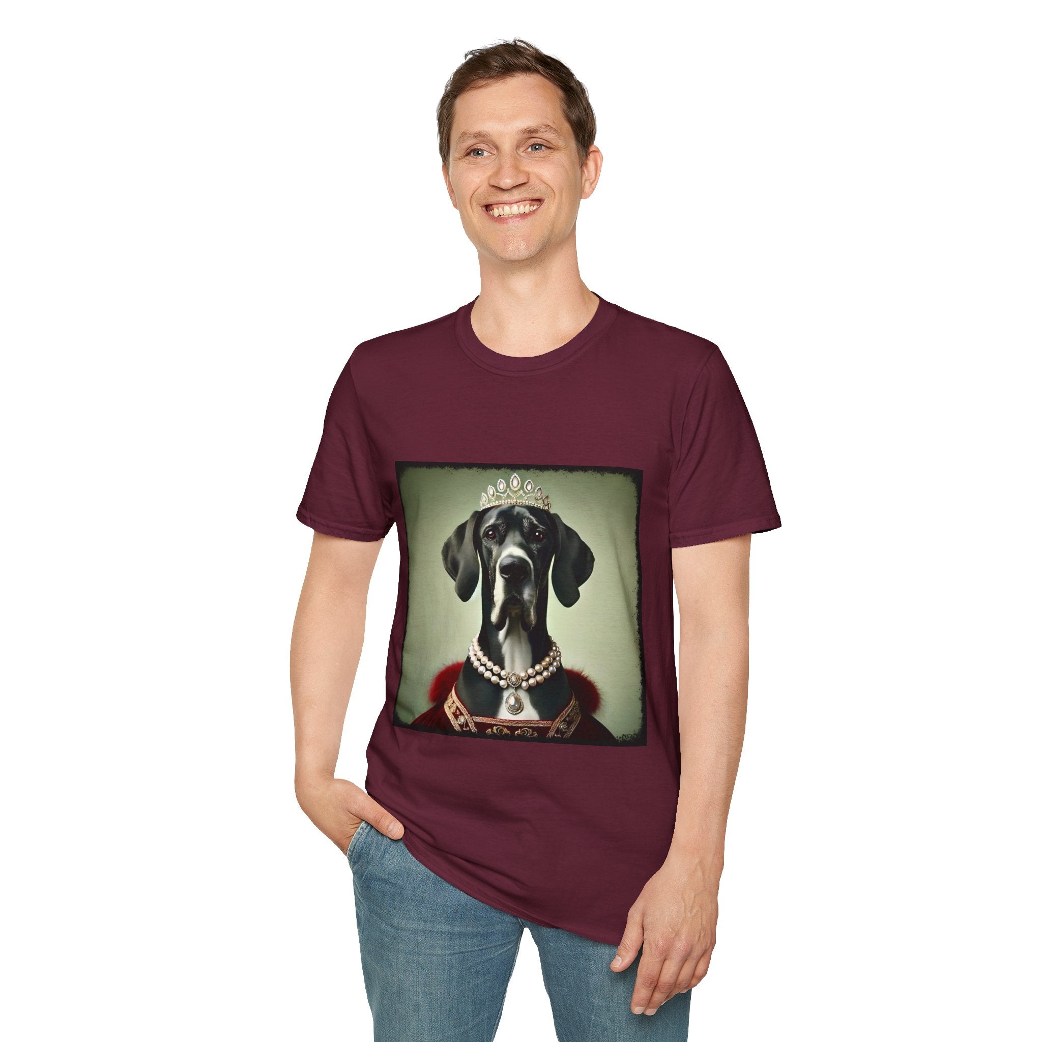 Great Dane Pearl Princess | Unisex Dog T-Shirt