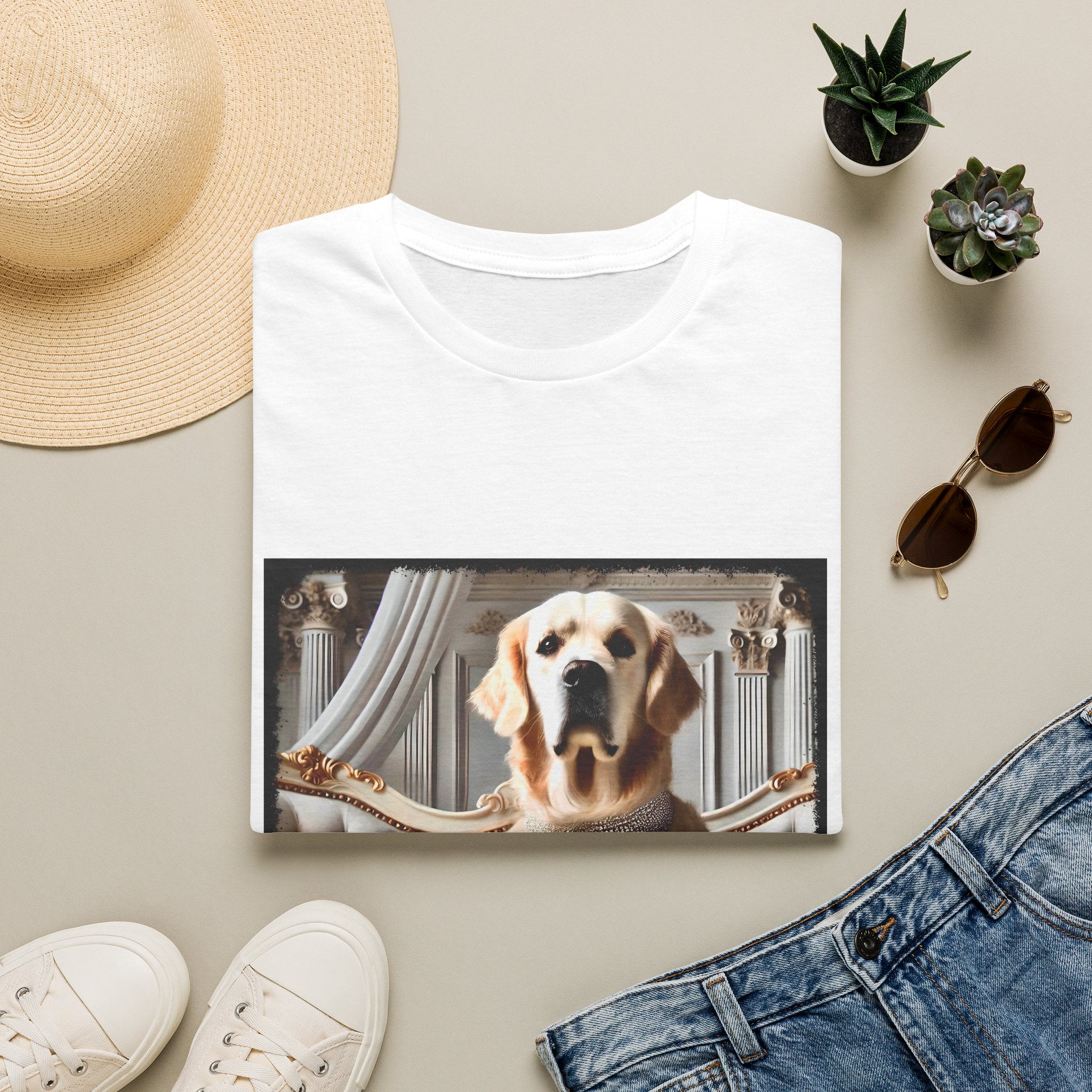 Golden Retriever Supreme Style design dog lover unisex t-shirt