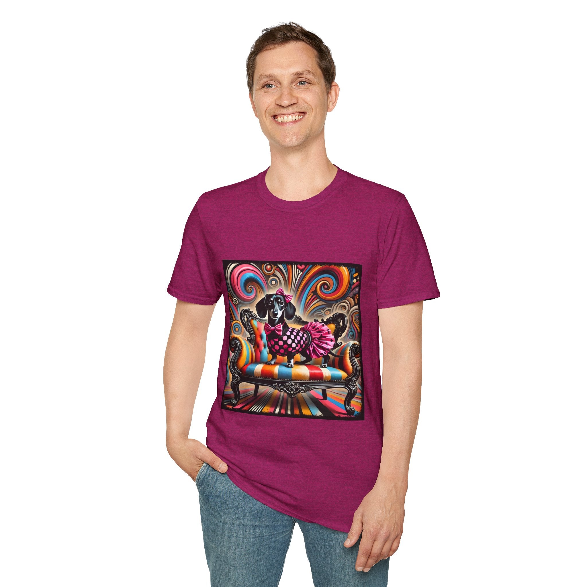 Dachshund Polka Dot Diva | Unisex Dog T-Shirt
