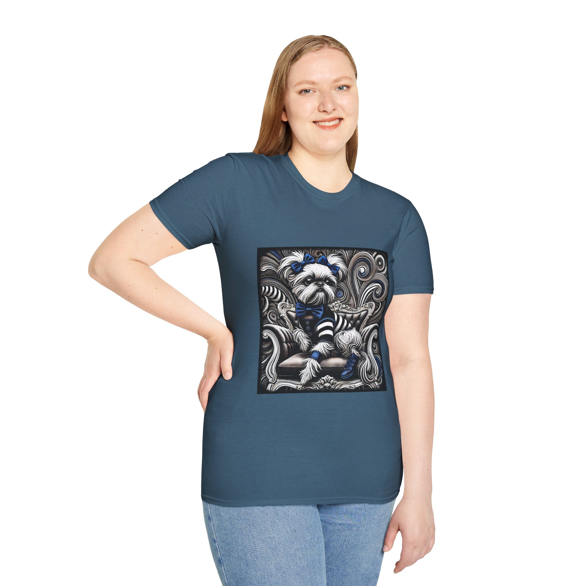 Brussels Griffon Bold Geometric | Unisex Dog T-Shirt