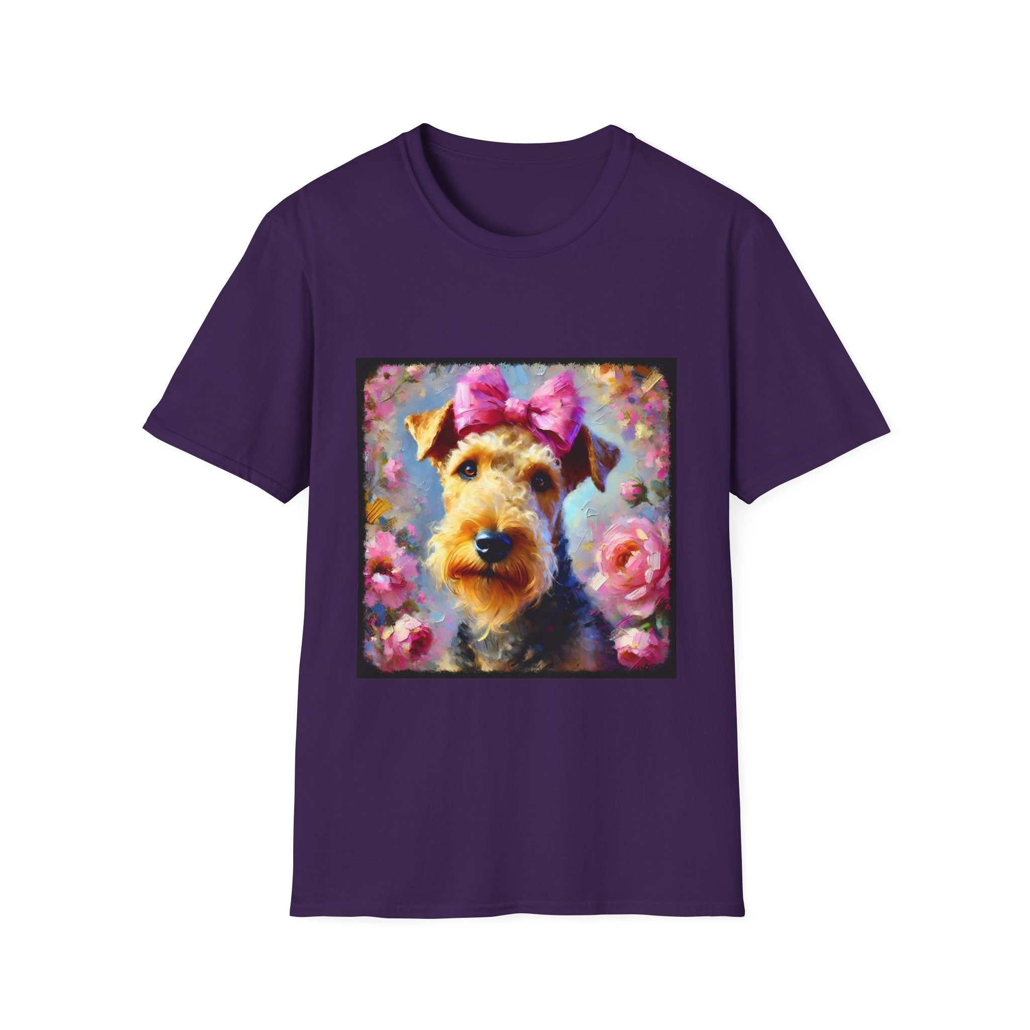 Airedale Terrier Shirt | Pastel Rose Classic Dog Lover Tee