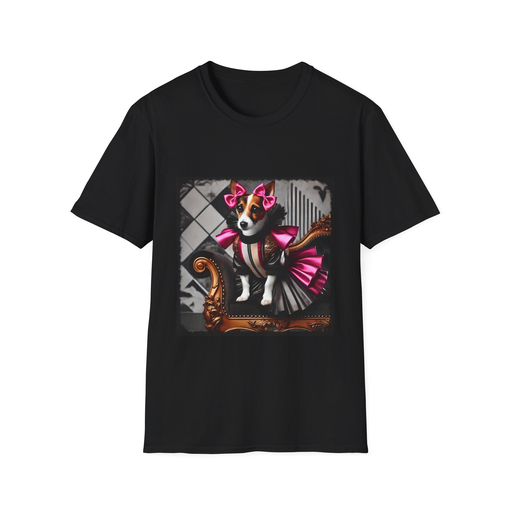 Jack Russell Terrier Pink Rocker | Unisex Dog T-Shirt