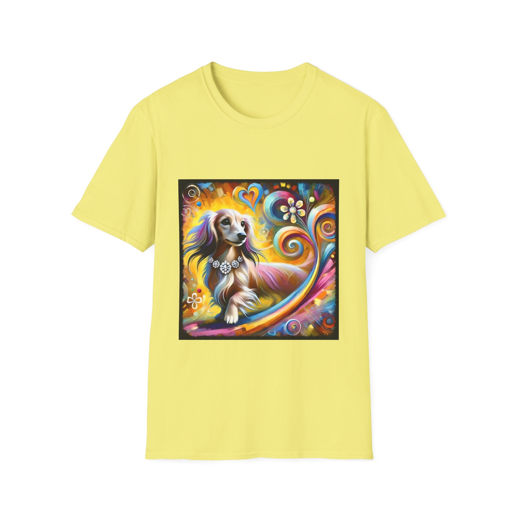 Dachshund Bold Diamond Swirl | Unisex Dog T-Shirt