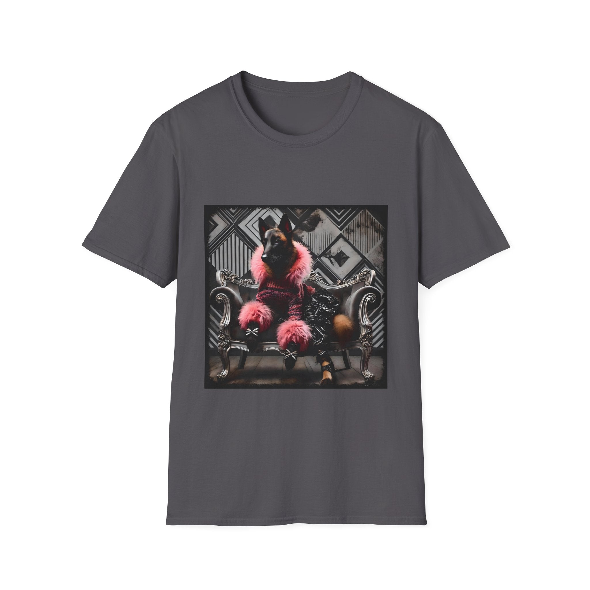 Belgian Malinois Chic Rocker | Unisex Dog T-Shirt