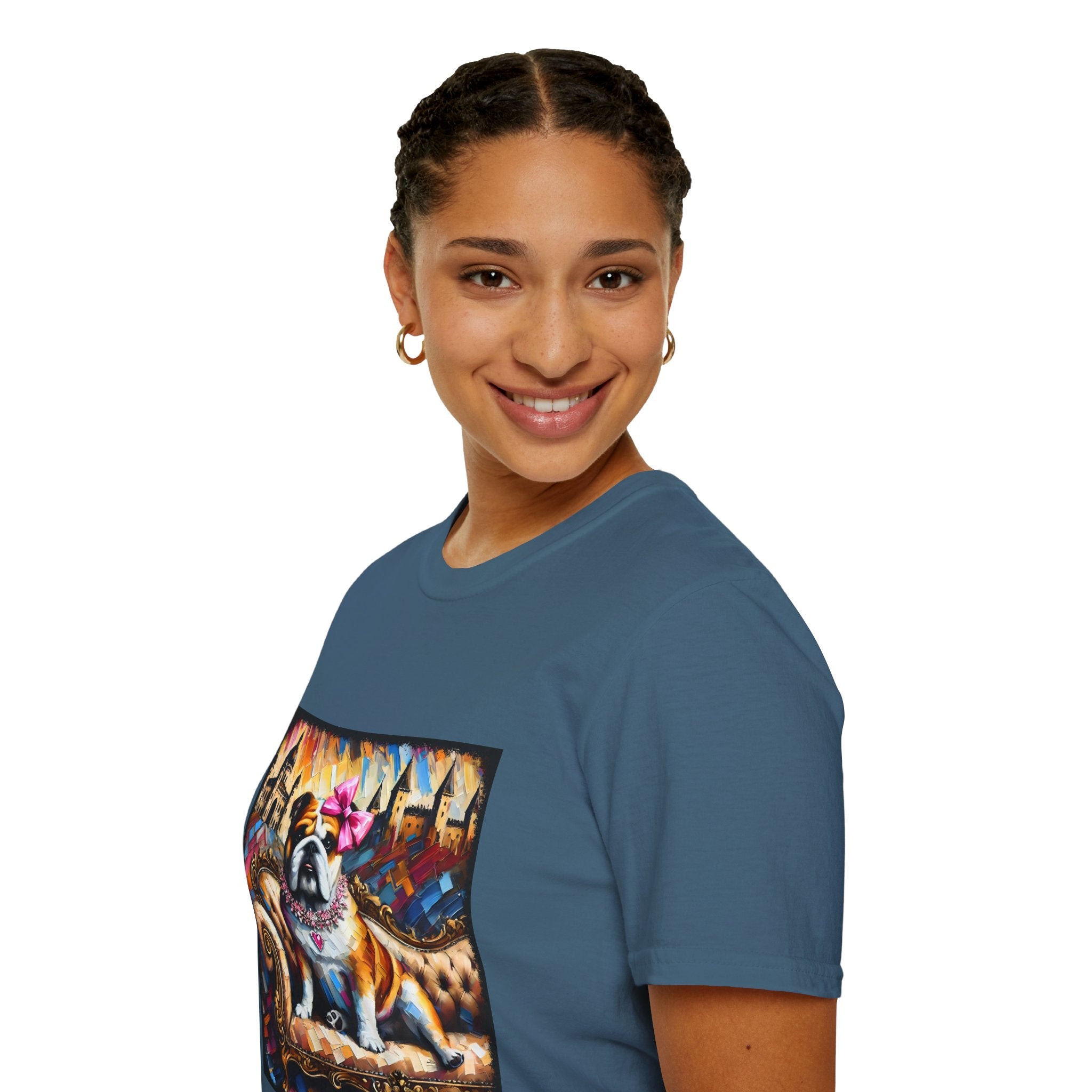 Bulldog Diamond Princess Classic | Unisex Dog T-Shirt
