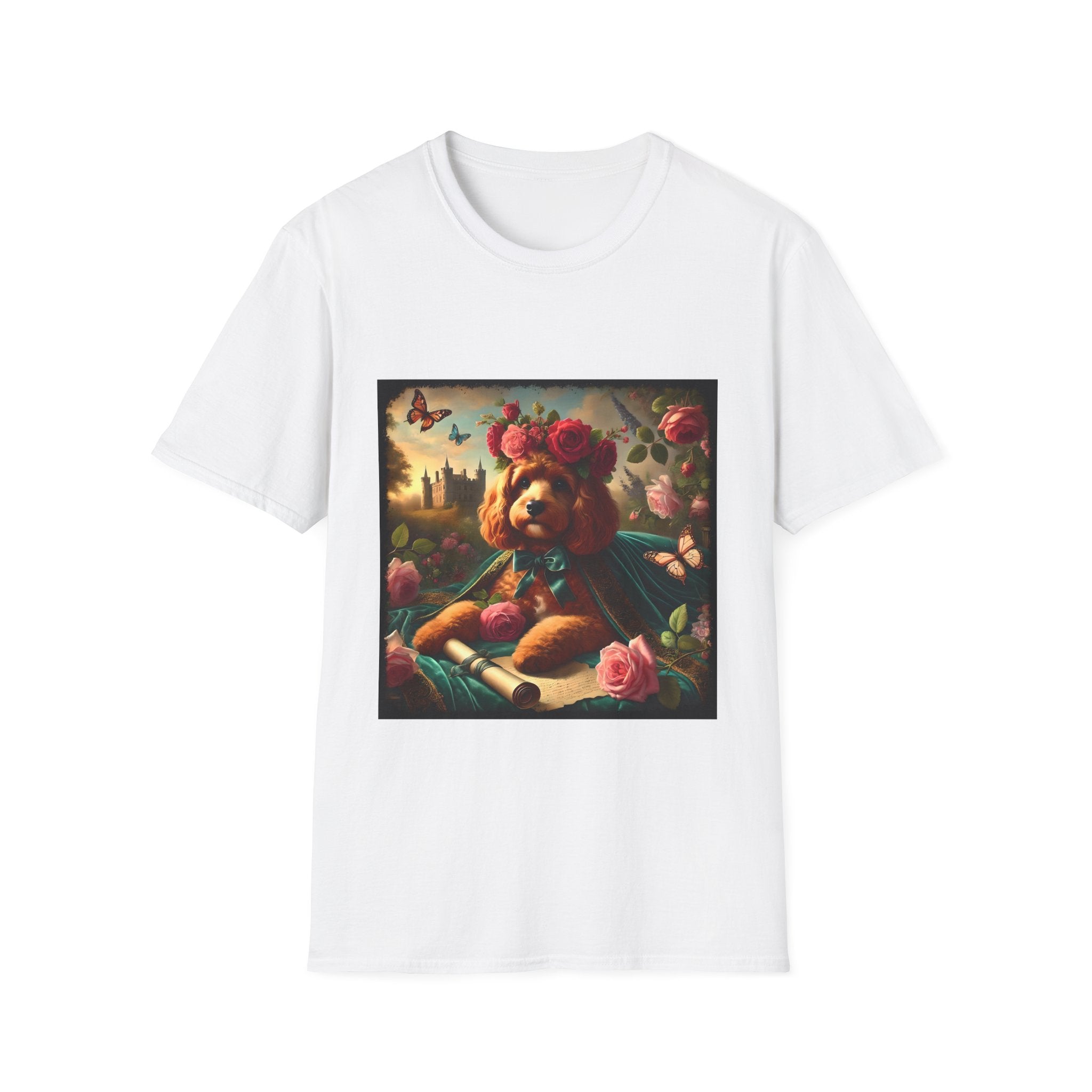 Cavapoo Botanical Beauty | Unisex Dog T-Shirt