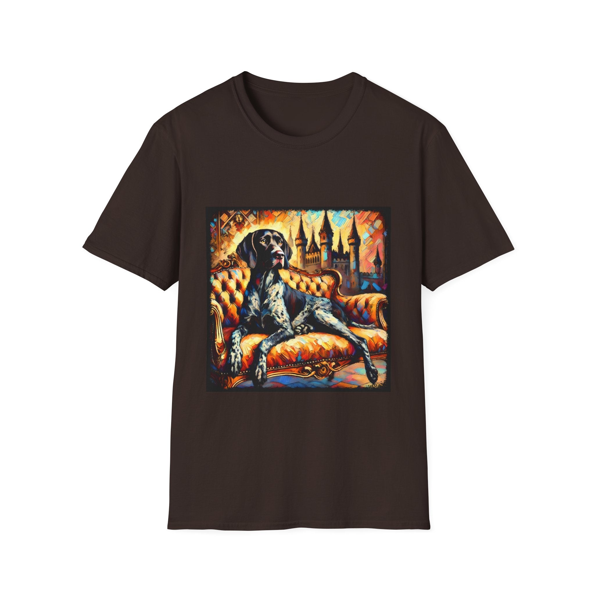 German Shorthaired Pointer Poised Bold Classic | Unisex Dog T-Shirt