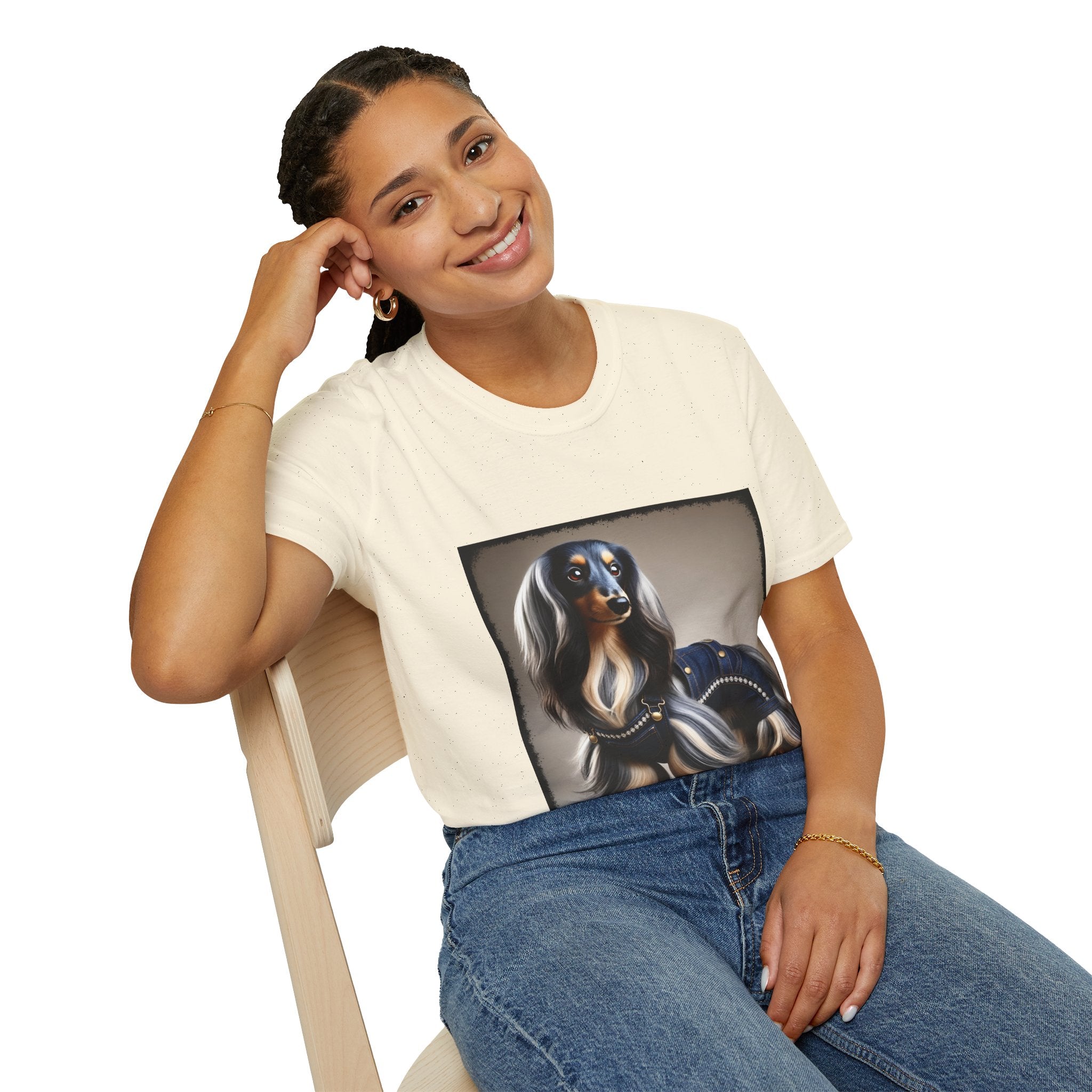 Dachshund Shirt | Denim Diva Dog Lover Tee