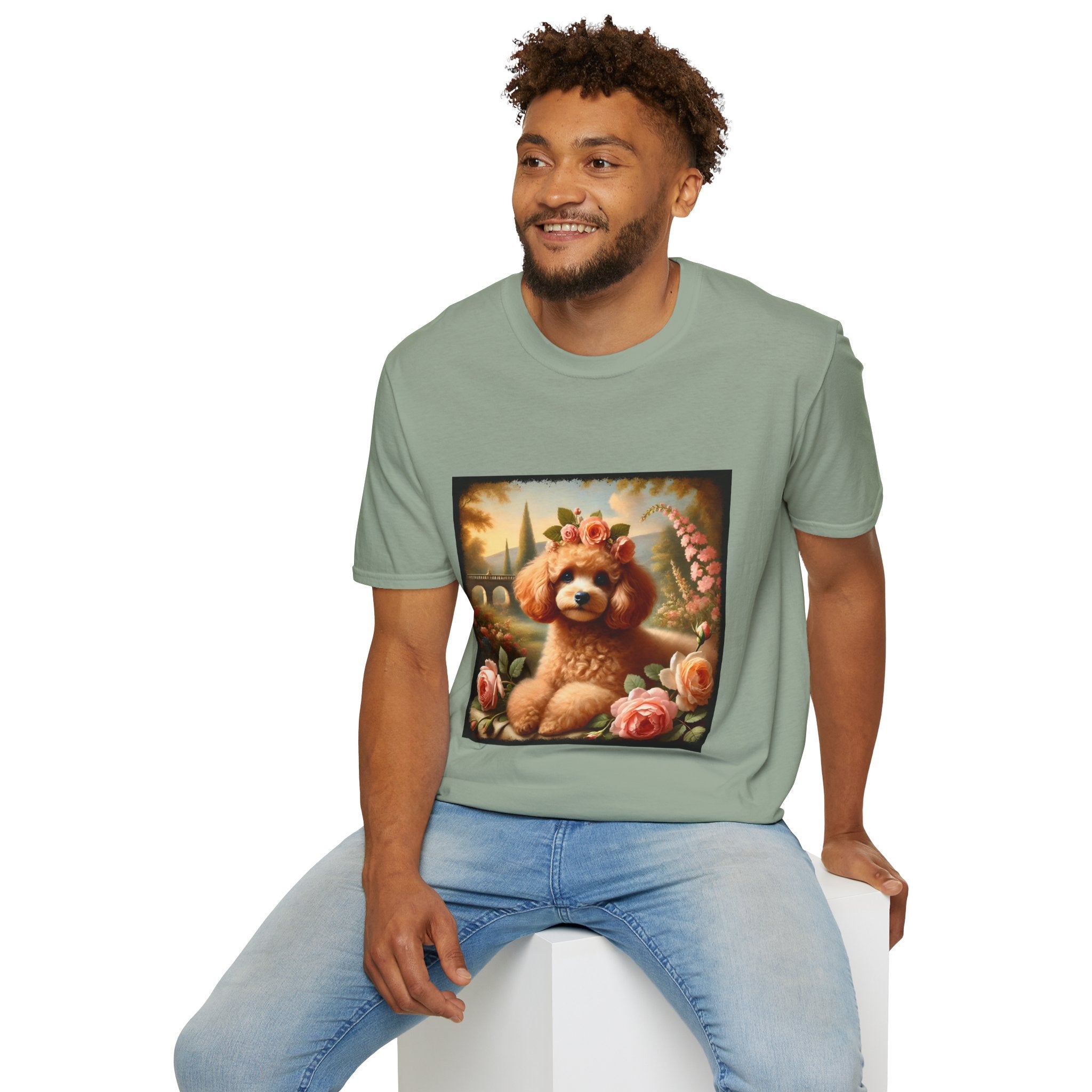 Poodle Pink Blossom | Unisex Dog T-Shirt