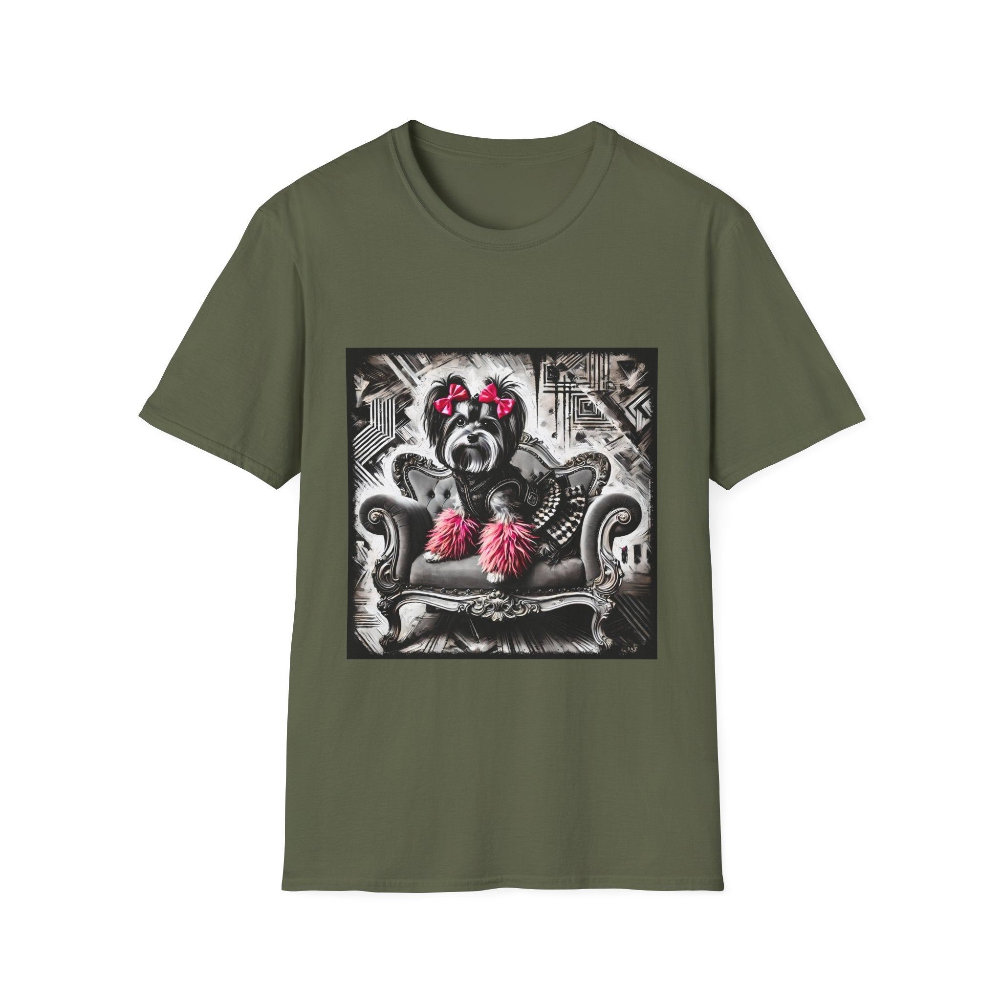 Havanese B&W Cutie |  Unisex Dog T-Shirt