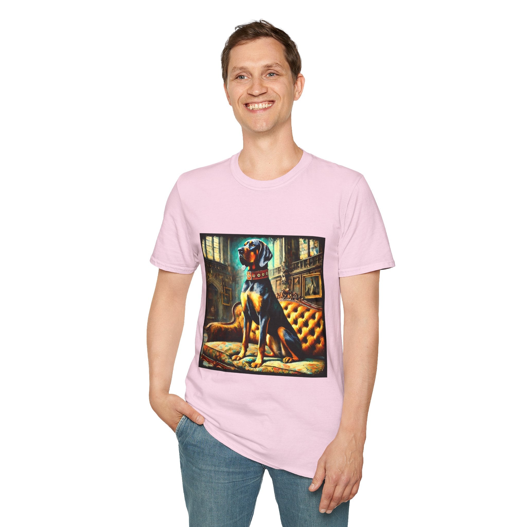 Coonhound Casual Royalty | Unisex Dog T-Shirt