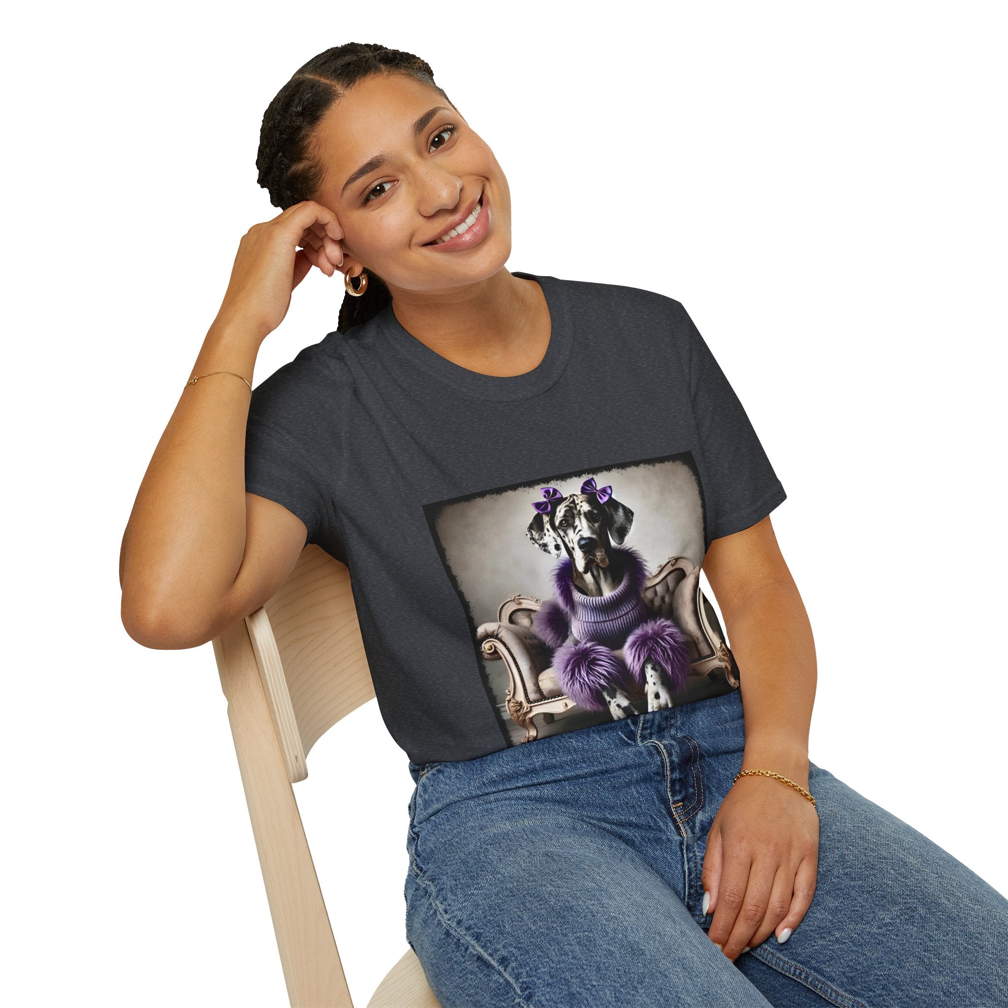 Great Dane Tall Glam | Unisex Dog T-Shirt