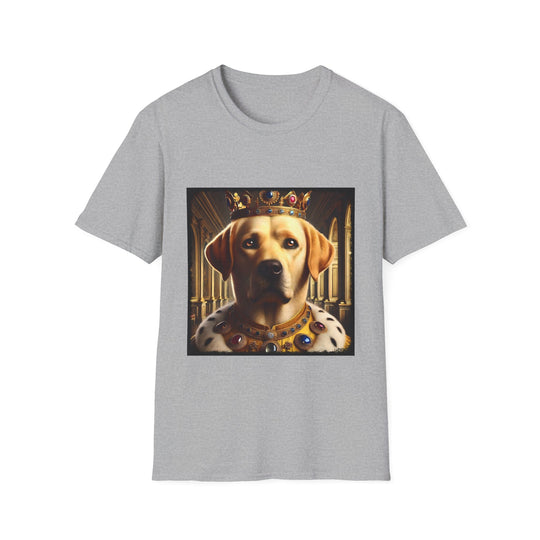 Labrador Retriever Royal Legend design dog lover unisex t-shirt in sport grey