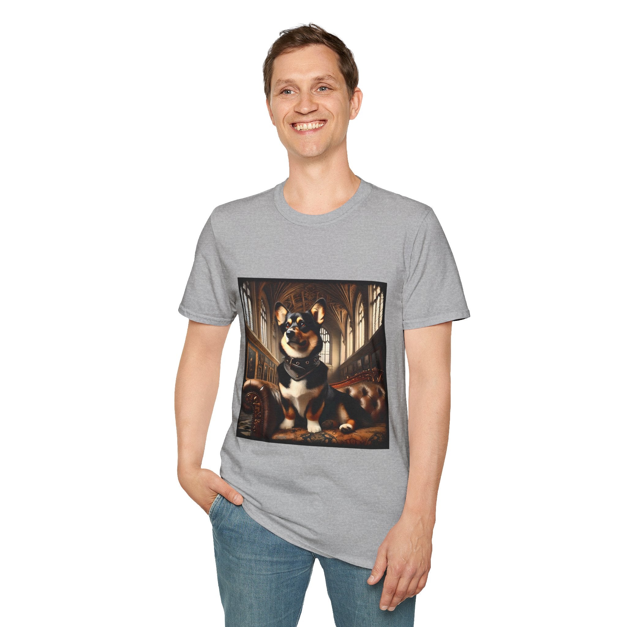 Pembroke Welsh Corgi Poised Prince | Unisex Dog T-Shirt