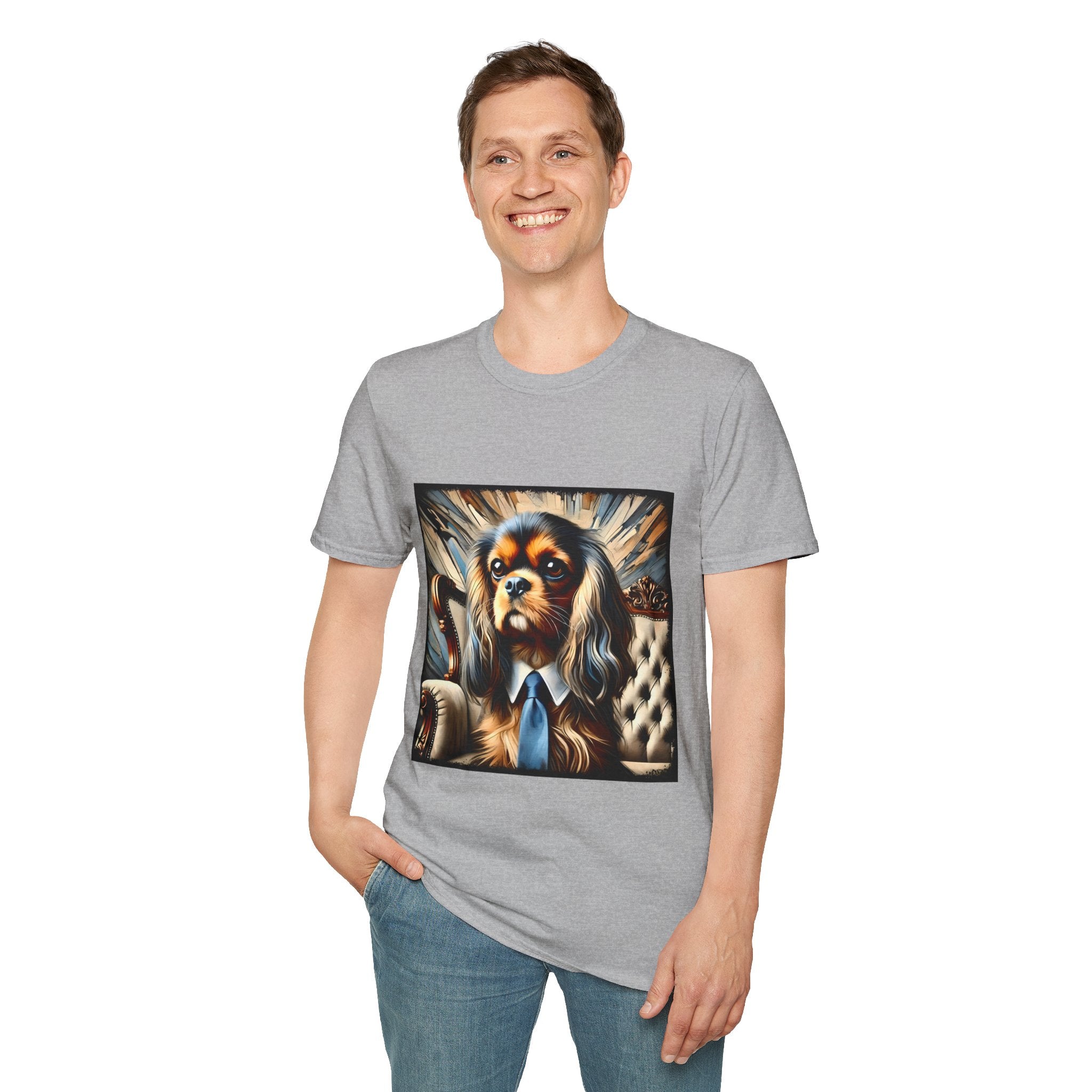 Cavalier King Charles Spaniel  Suave Icon | Unisex Dog T-Shirt