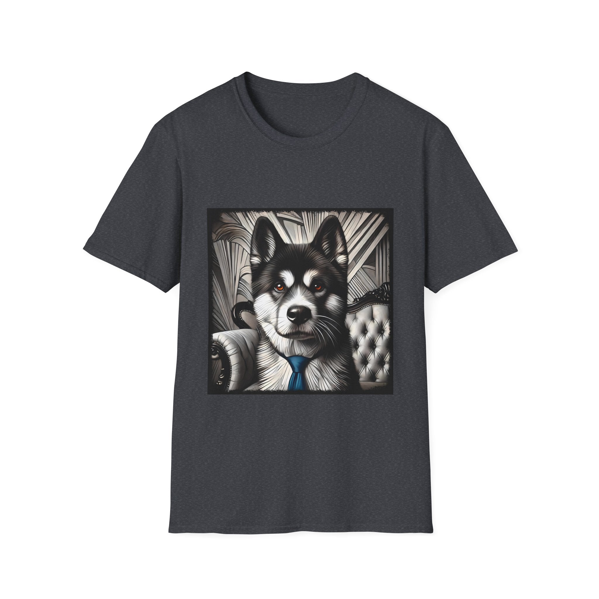 Akita Shirt | B&W Bold Eyes Dog Lover Tee