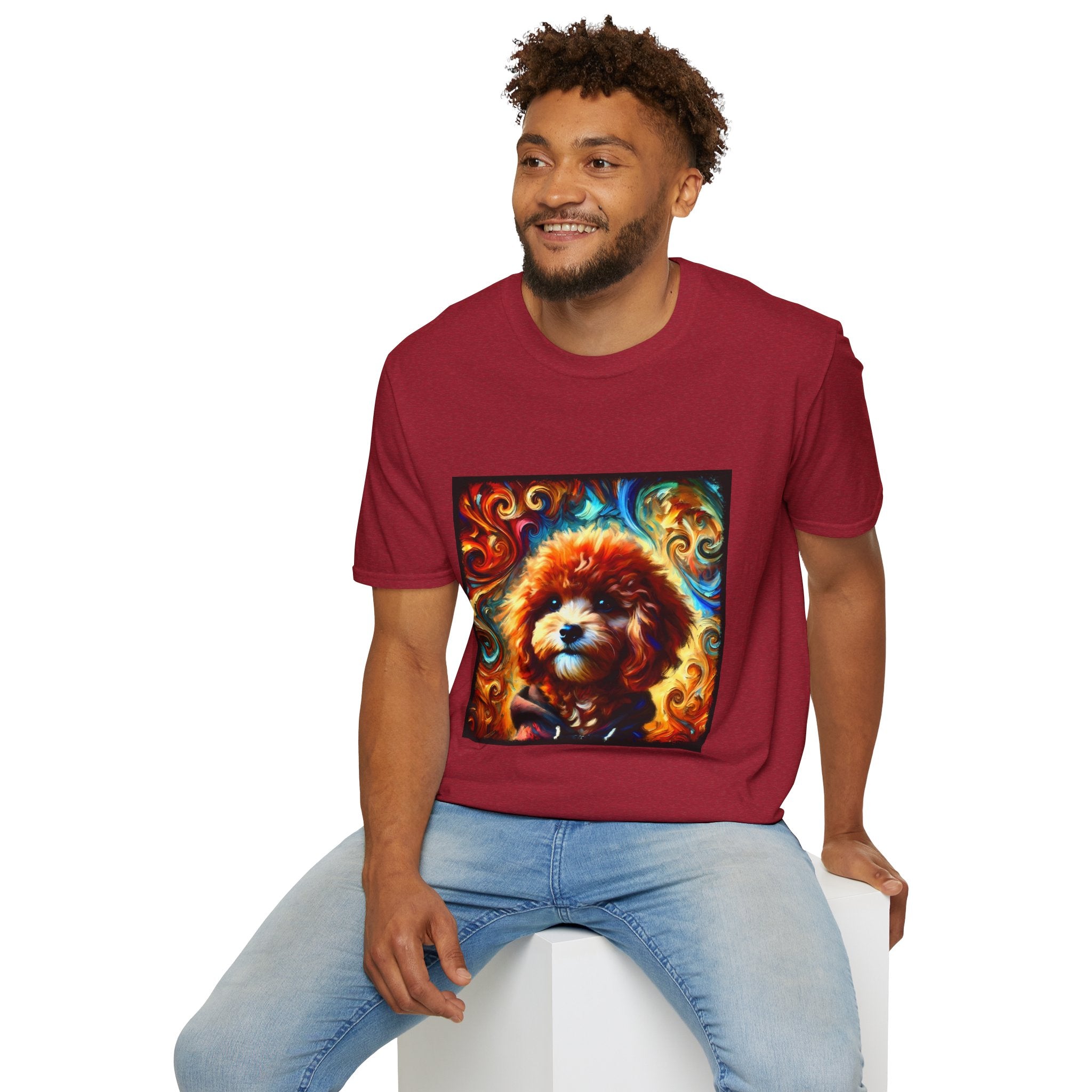 Poodle Multicolor Swirl | Unisex Dog T-Shirt