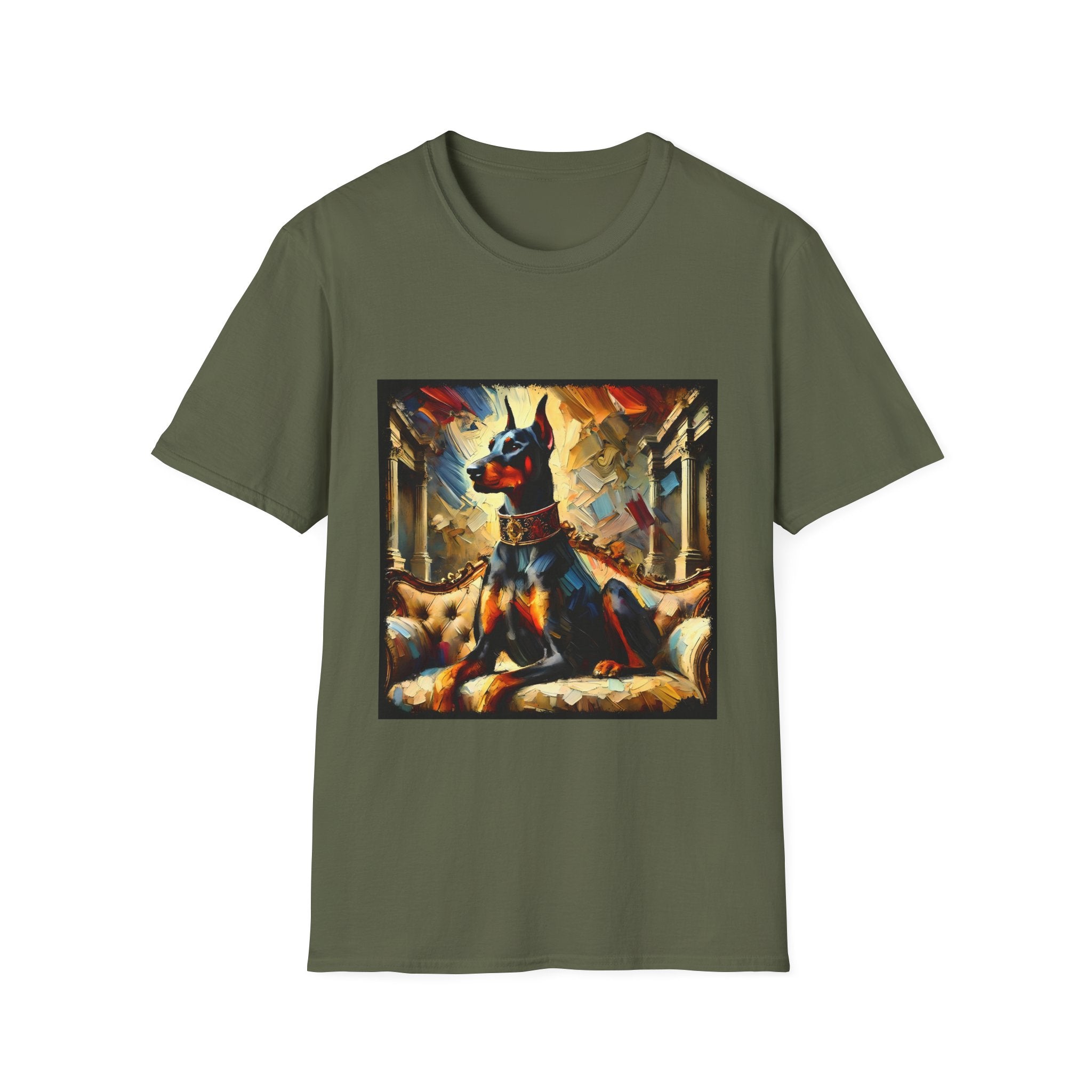 Doberman Pinscher Vivid Classic | Unisex Dog T-Shirt